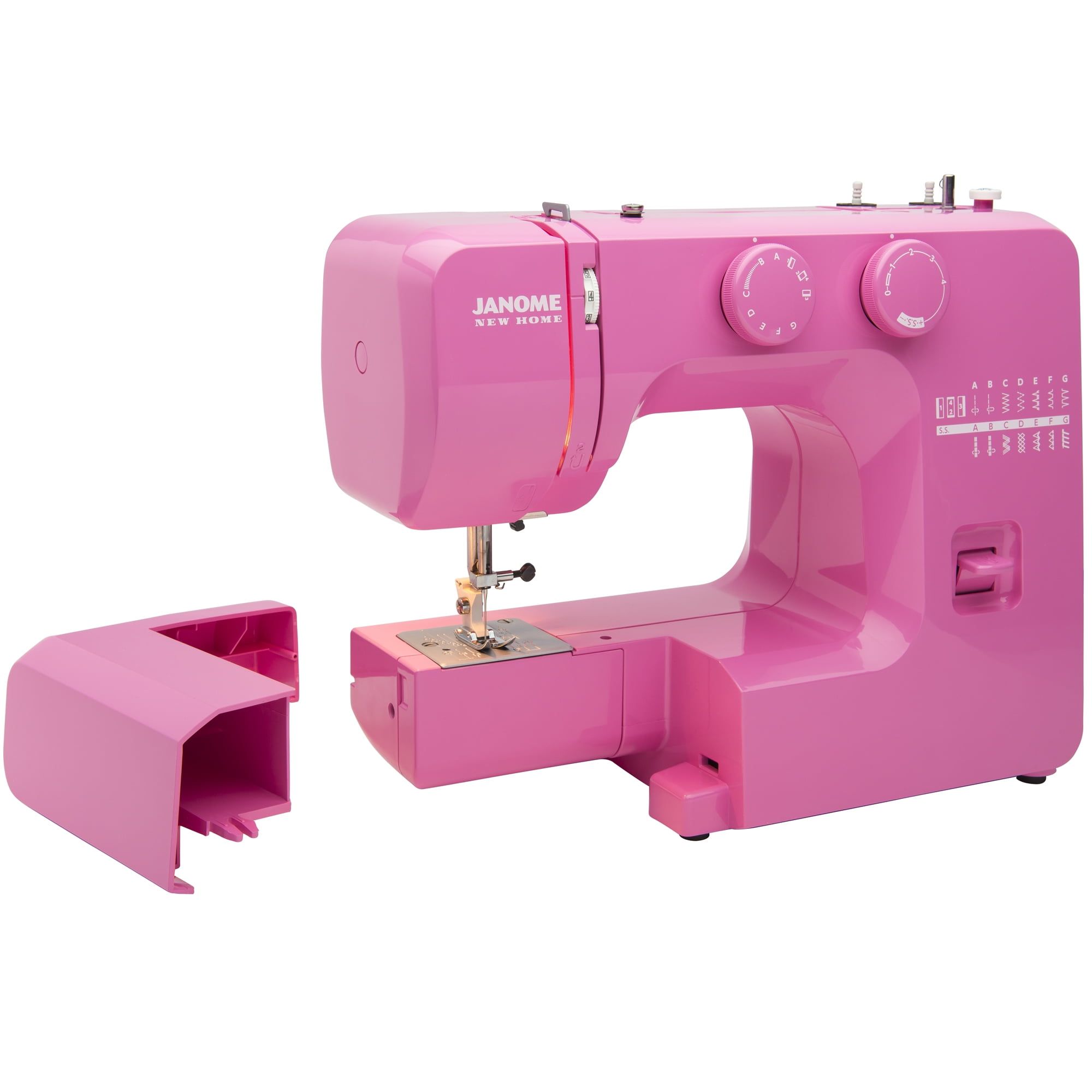 Janome Pink Sorbet Compact Sewing Machine with Metal Frame