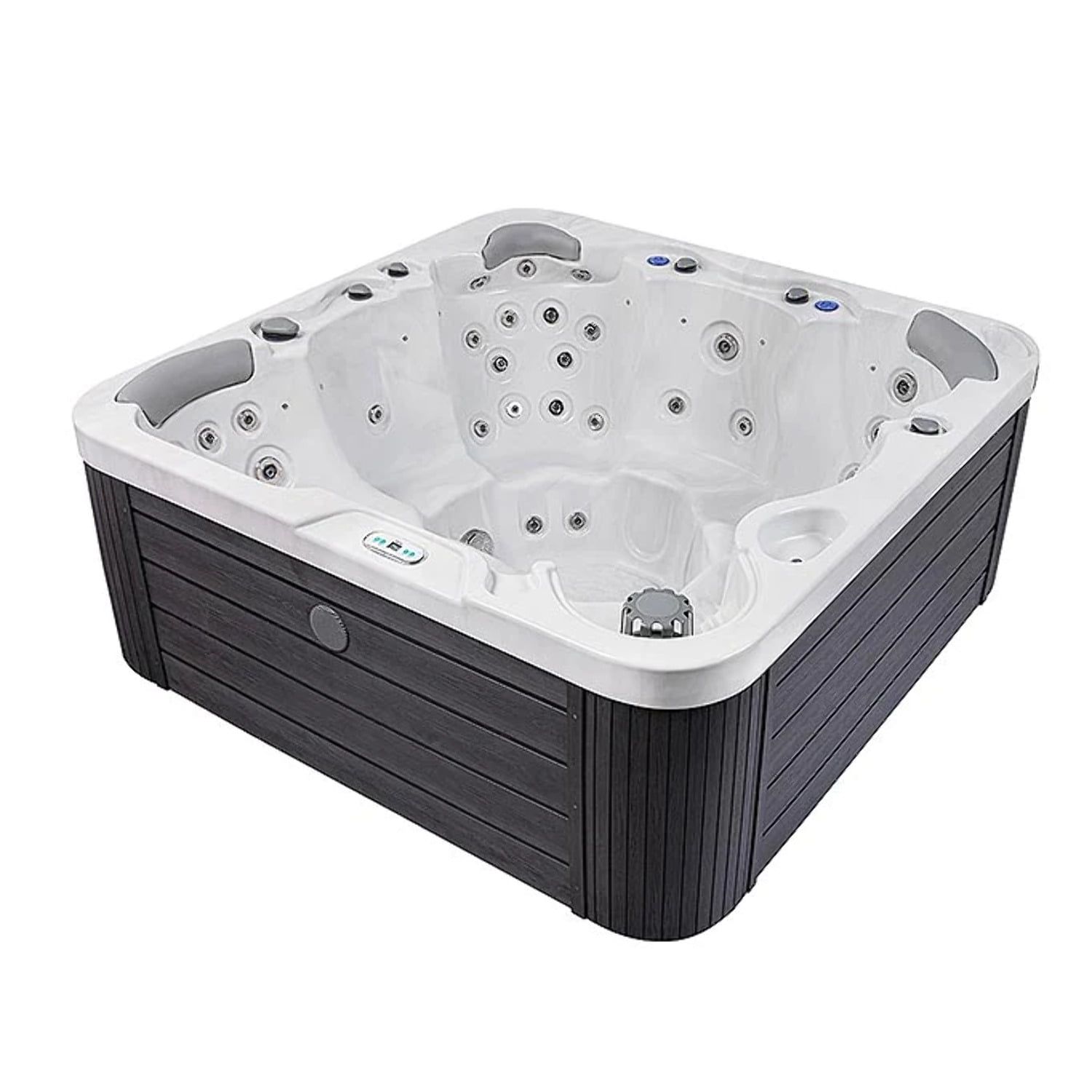 Buenospa Jersey 6-Person Square Hot Tub with 46 Jets