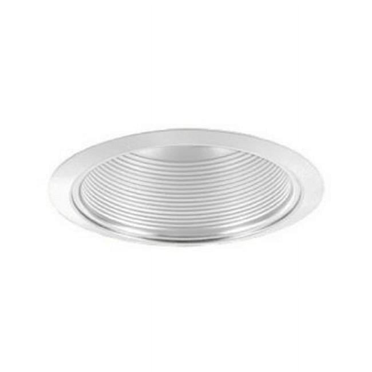 White Metal Contemporary Recessed Lighting Trim