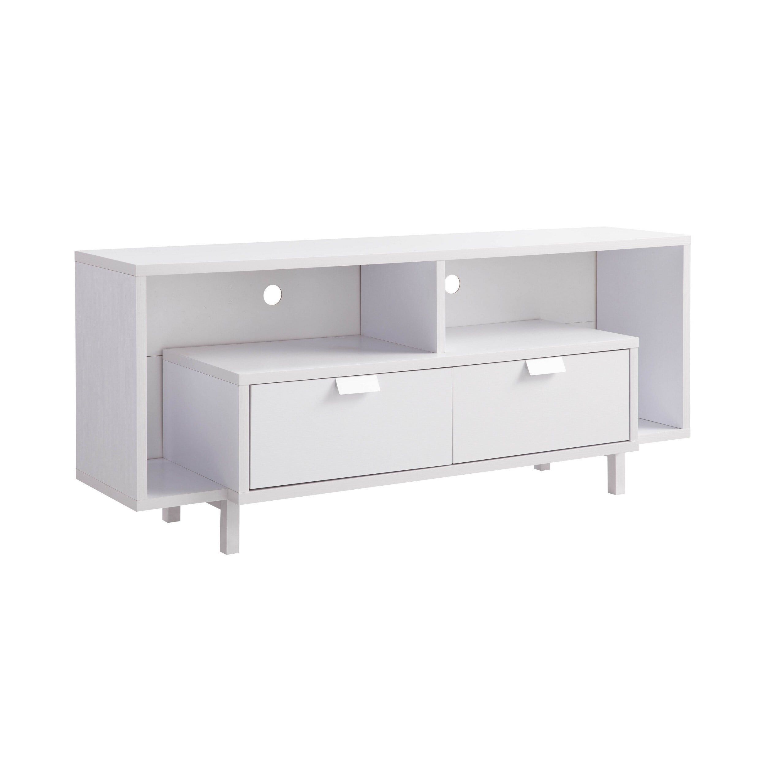 Jett 60" White Composite Wood TV Media Console