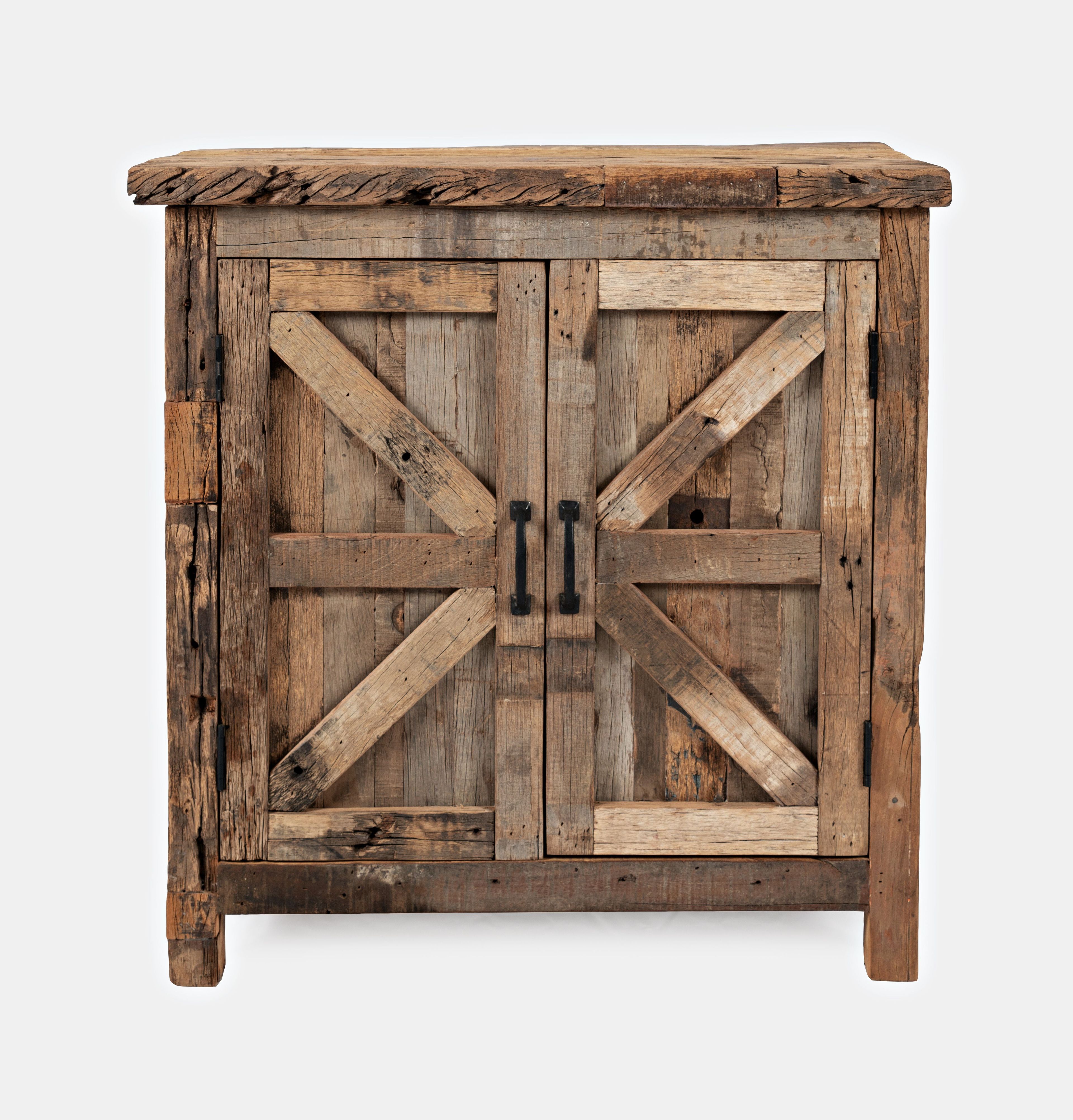 Eden Prairie Rustic Reclaimed Wood 32" Accent Cabinet