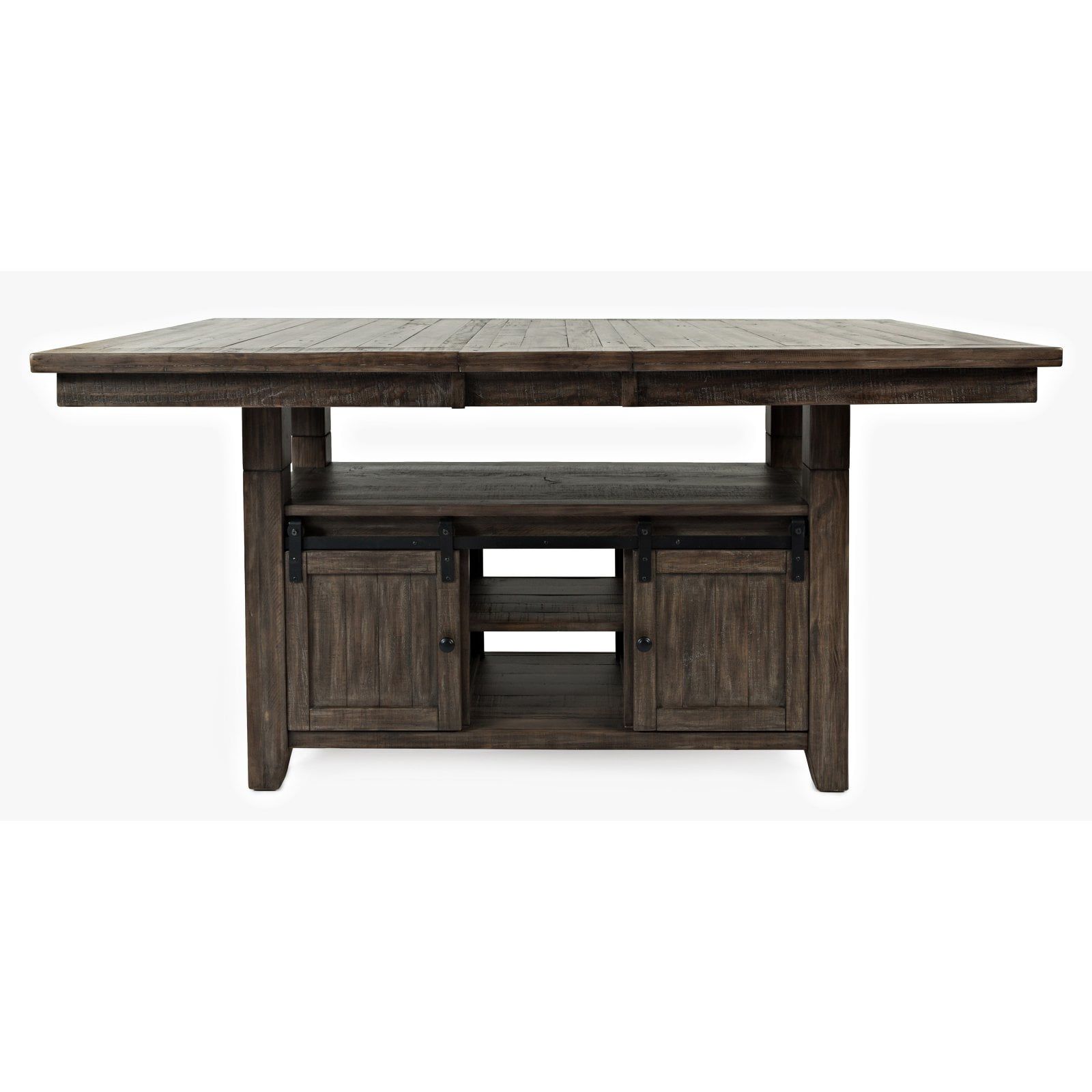 Madison County Rustic Reclaimed Pine Adjustable Height Dining Table