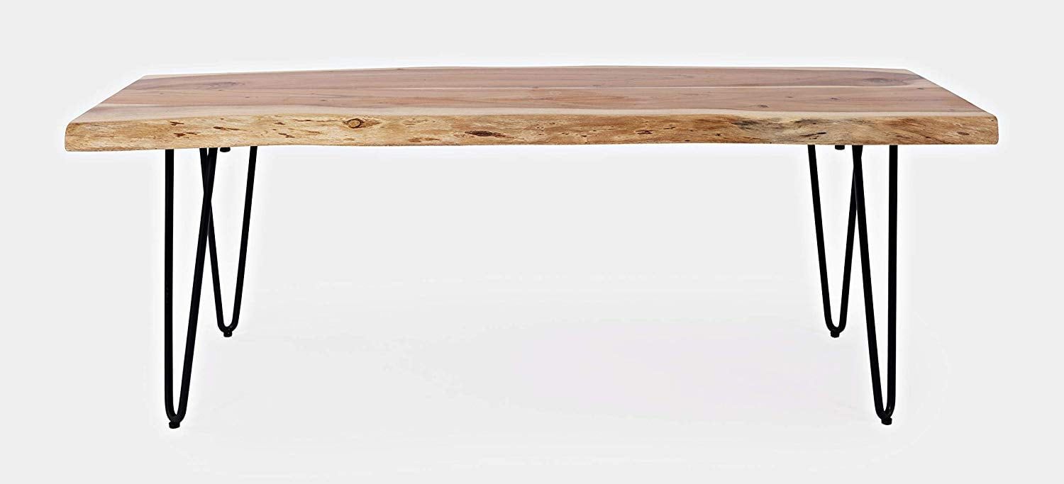 Nature's Edge 48'' Acacia Bench with Hairpin Legs