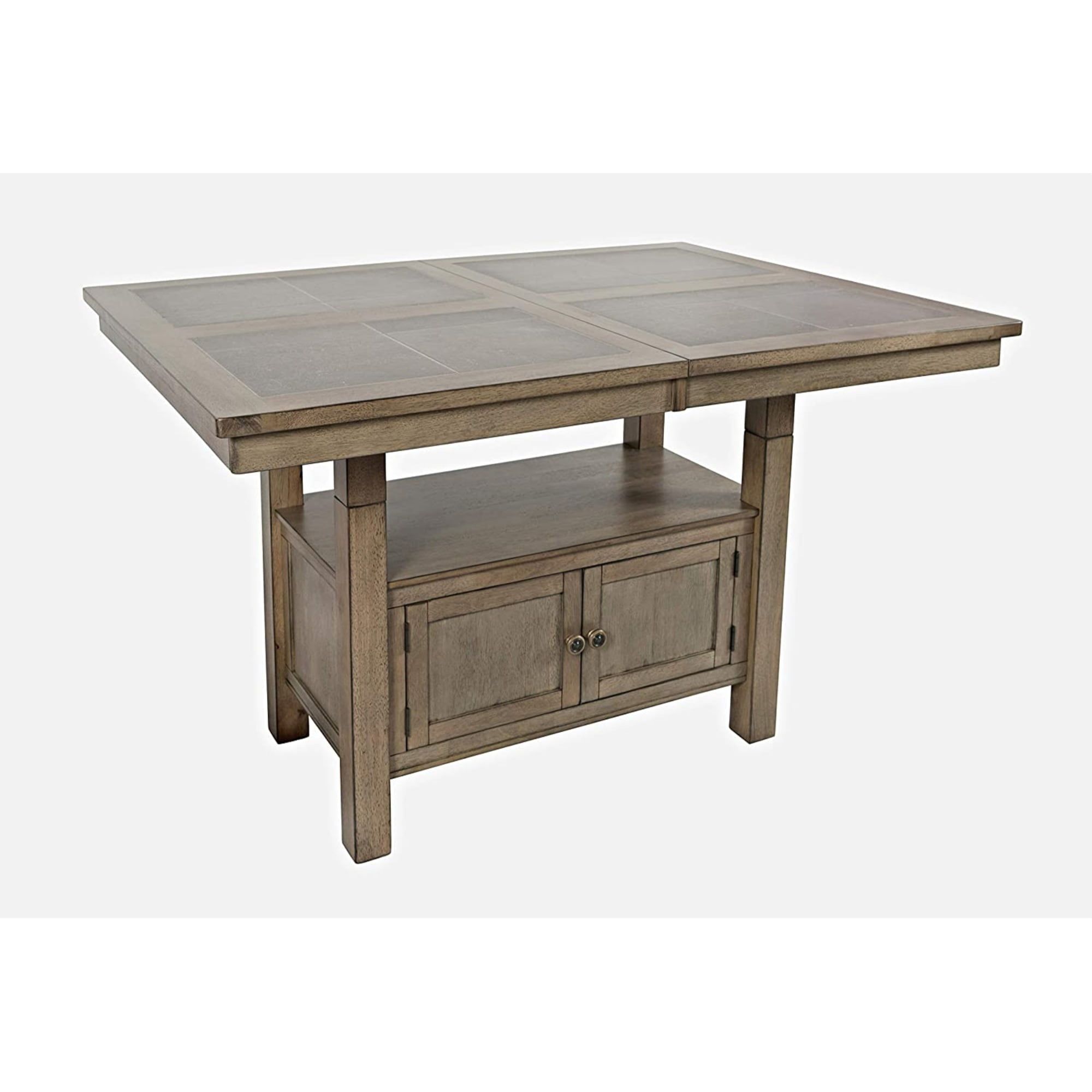 Prescott Park 74" Brown Extendable Farmhouse Dining Table