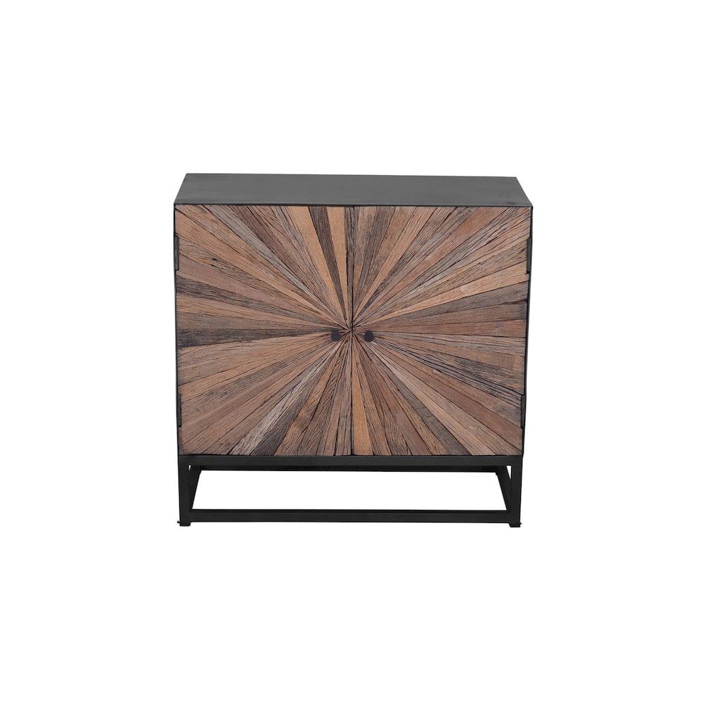 Astral Plains Reclaimed Wood and Metal Accent Cabinet