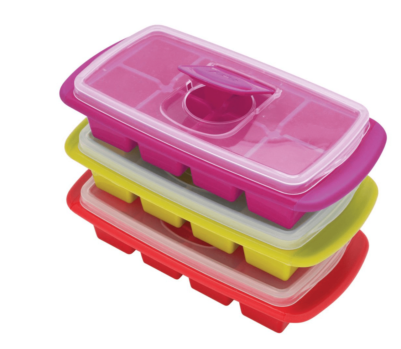 Joie Extra Large Multicolor Ice Cube Tray with Lid