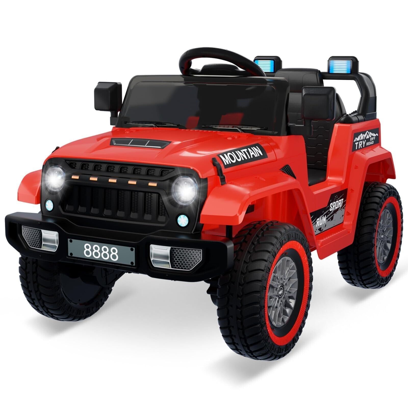 Red 12V Kids Ride-On Quad with Remote Control