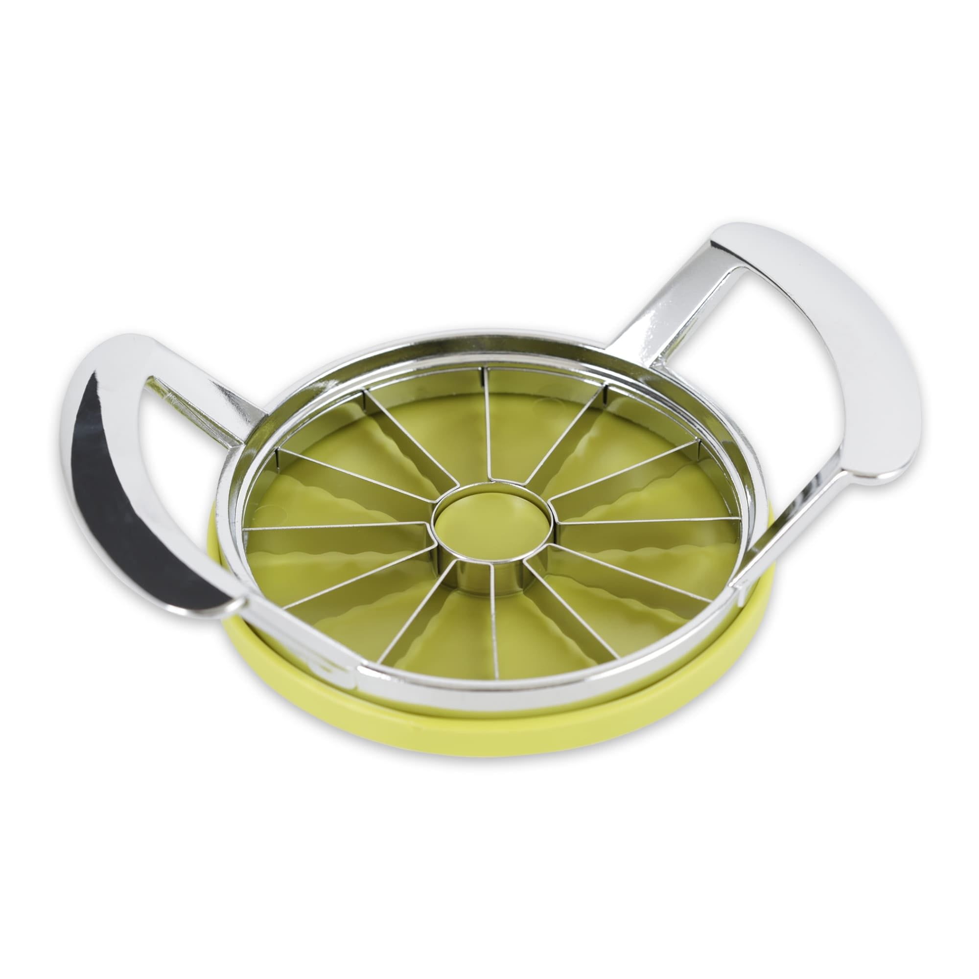 Jumbo Silver Stainless Steel Apple Slicer with Cover