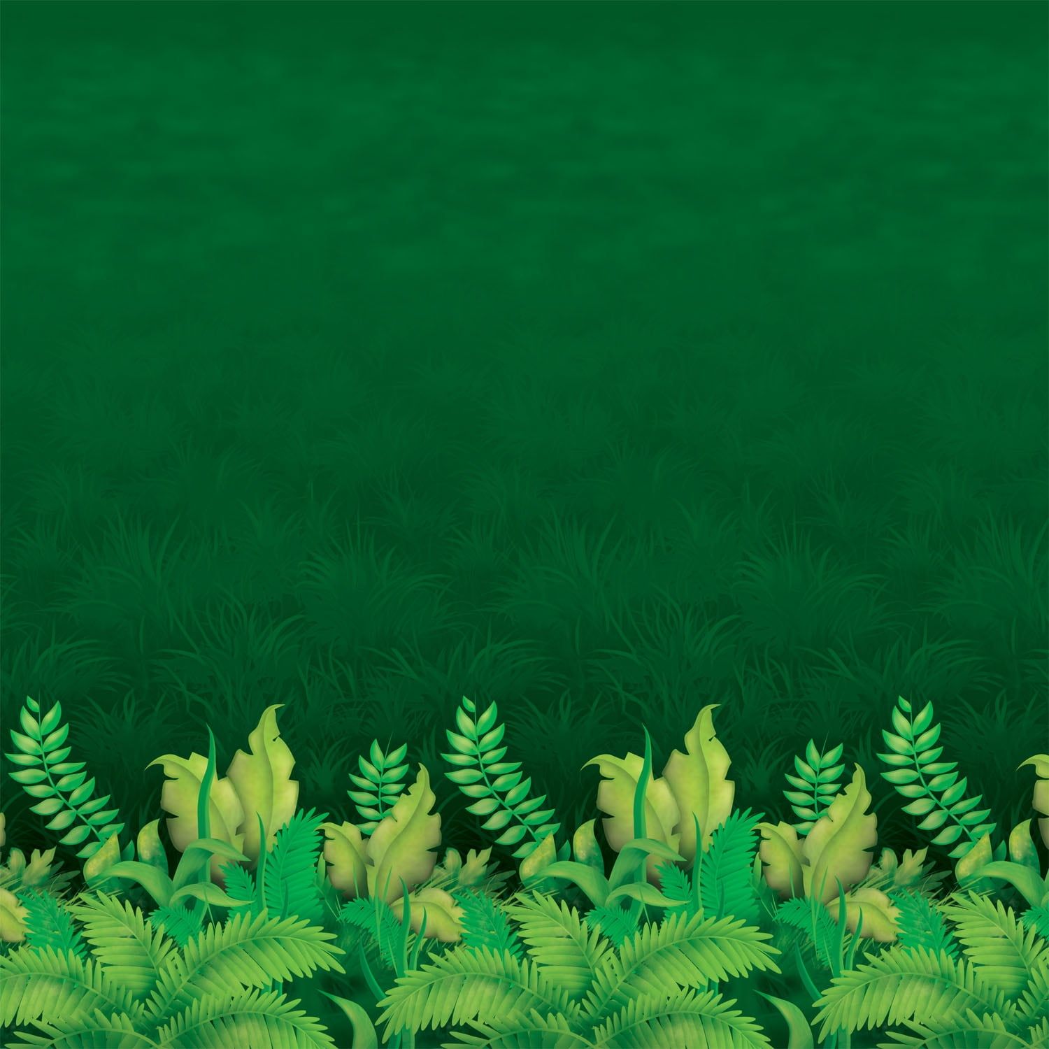 Dark Green and Light Green Jungle Foliage Backdrop