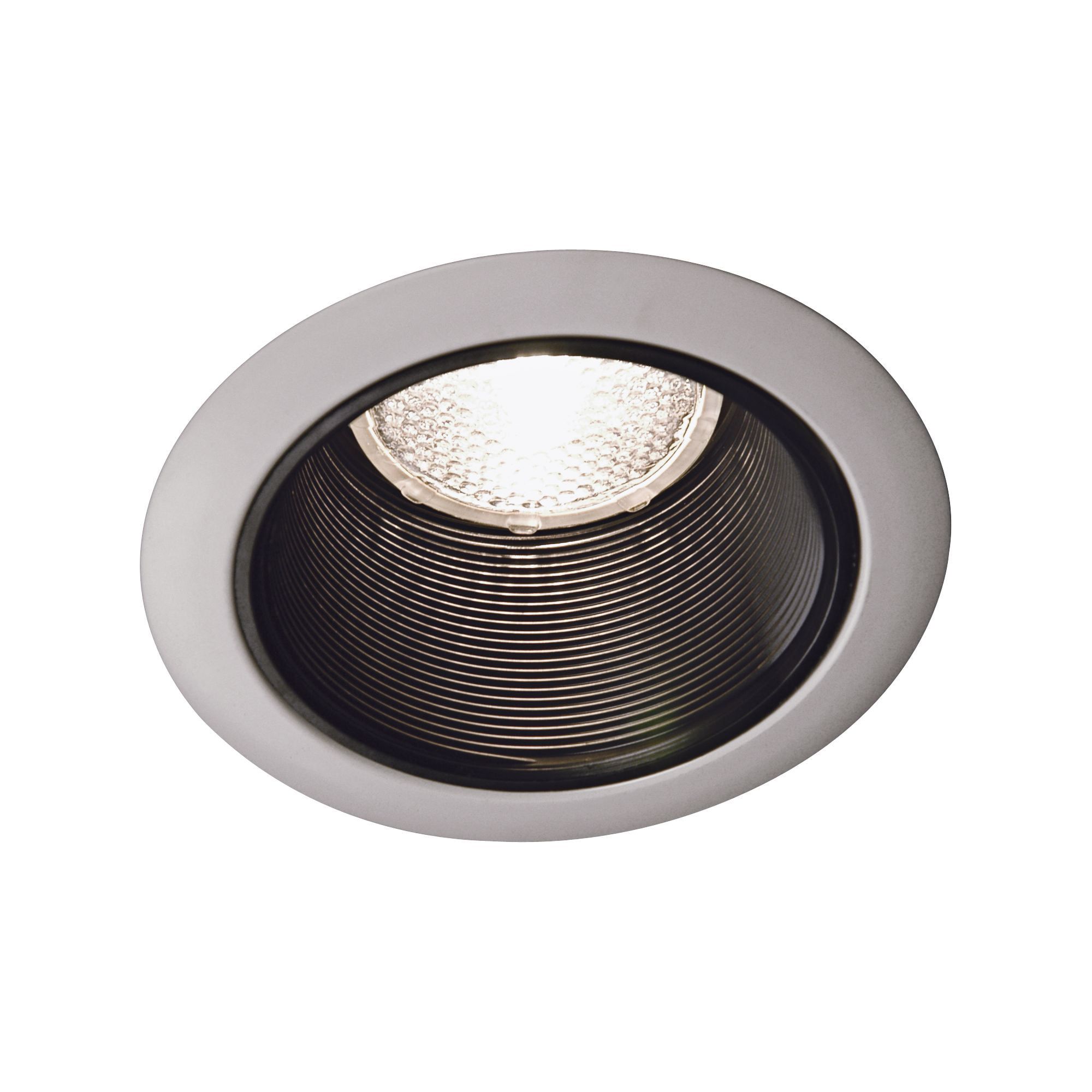 Juno 4" Black Baffle White Trim Recessed Light