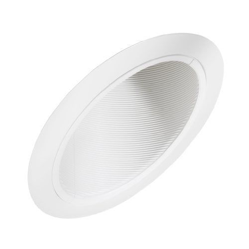 White Aluminum 6-Inch Slope Ceiling LED Recessed Light