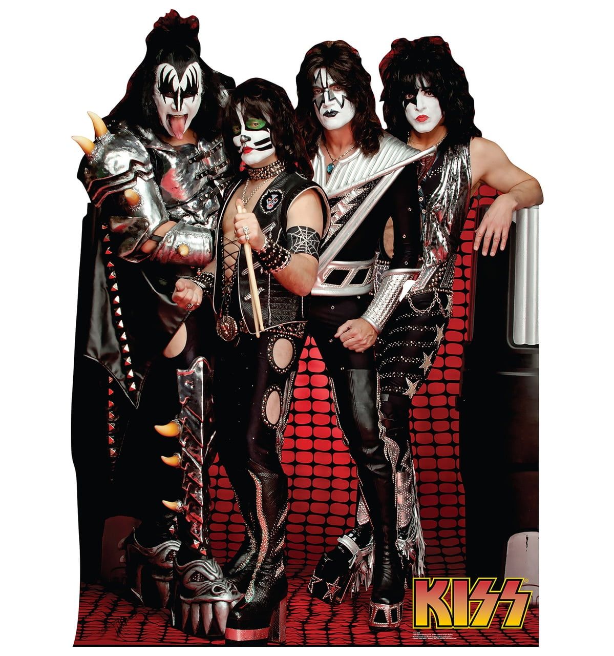 KISS Group Life-Size Cardboard Standup Display