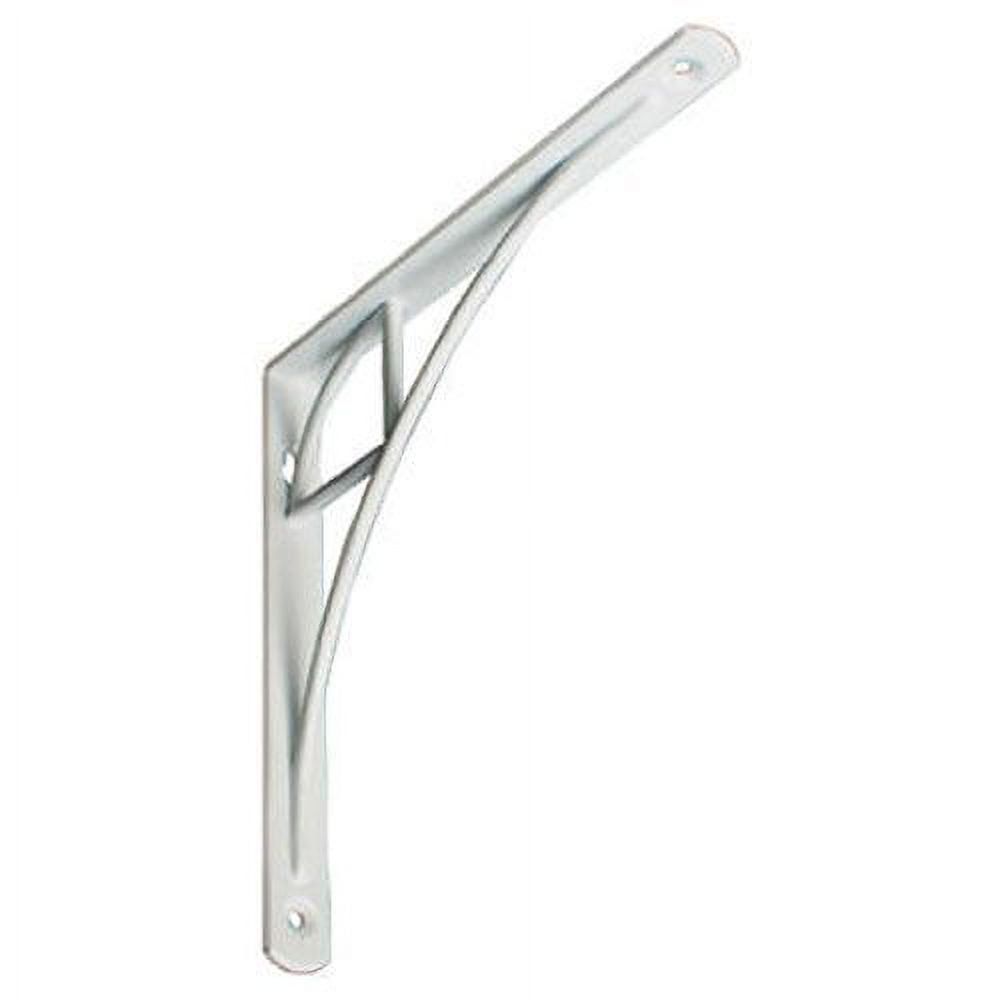 Oak Park 8" Satin Nickel Designer Shelf Bracket