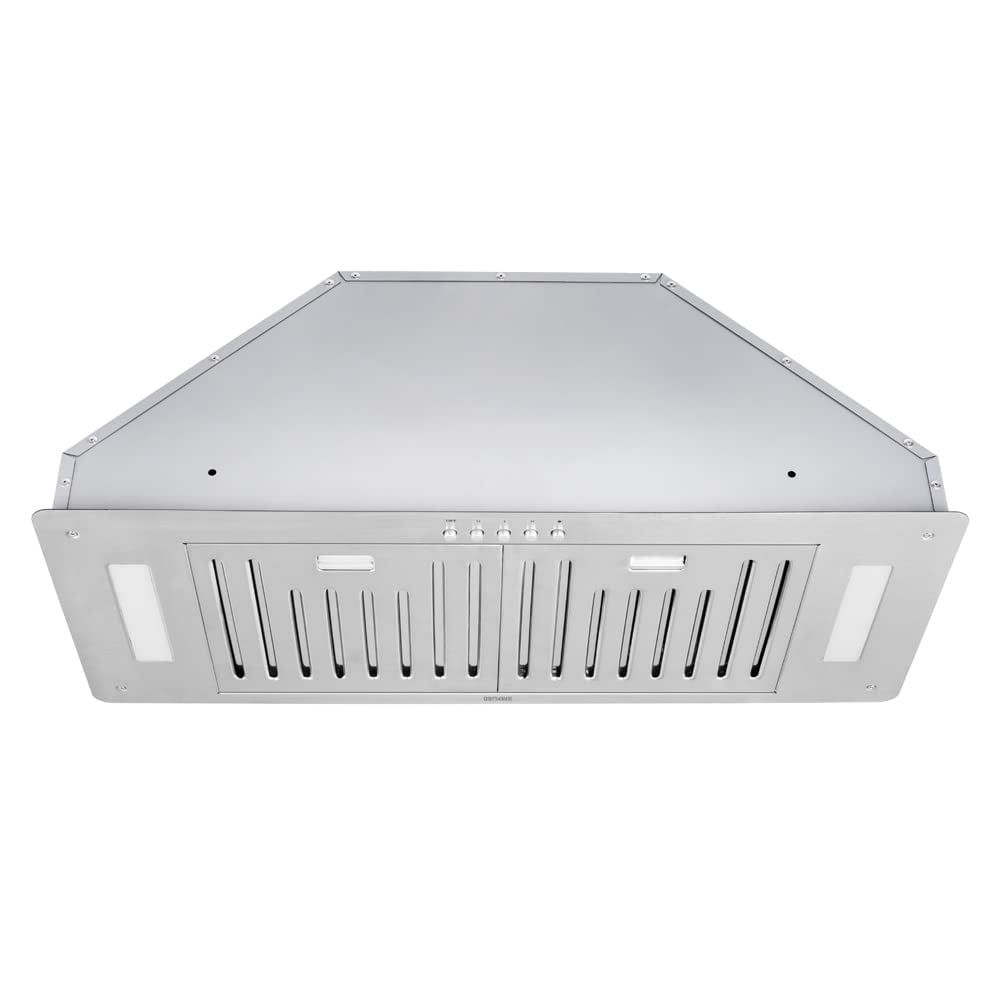 Kobe 28-Inch Stainless Steel Insert Range Hood with LED Lights