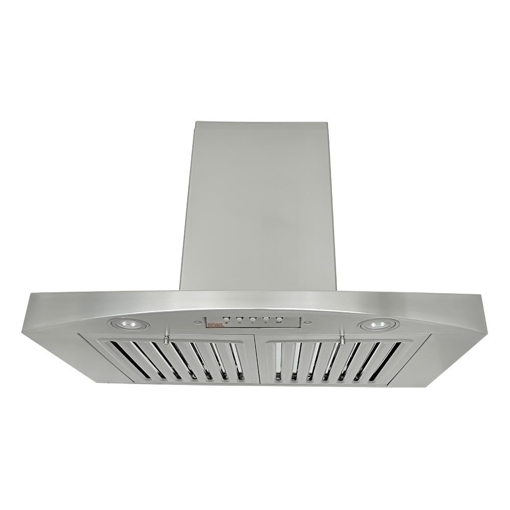 30-Inch Stainless Steel Wall Mounted Range Hood with LED Lights