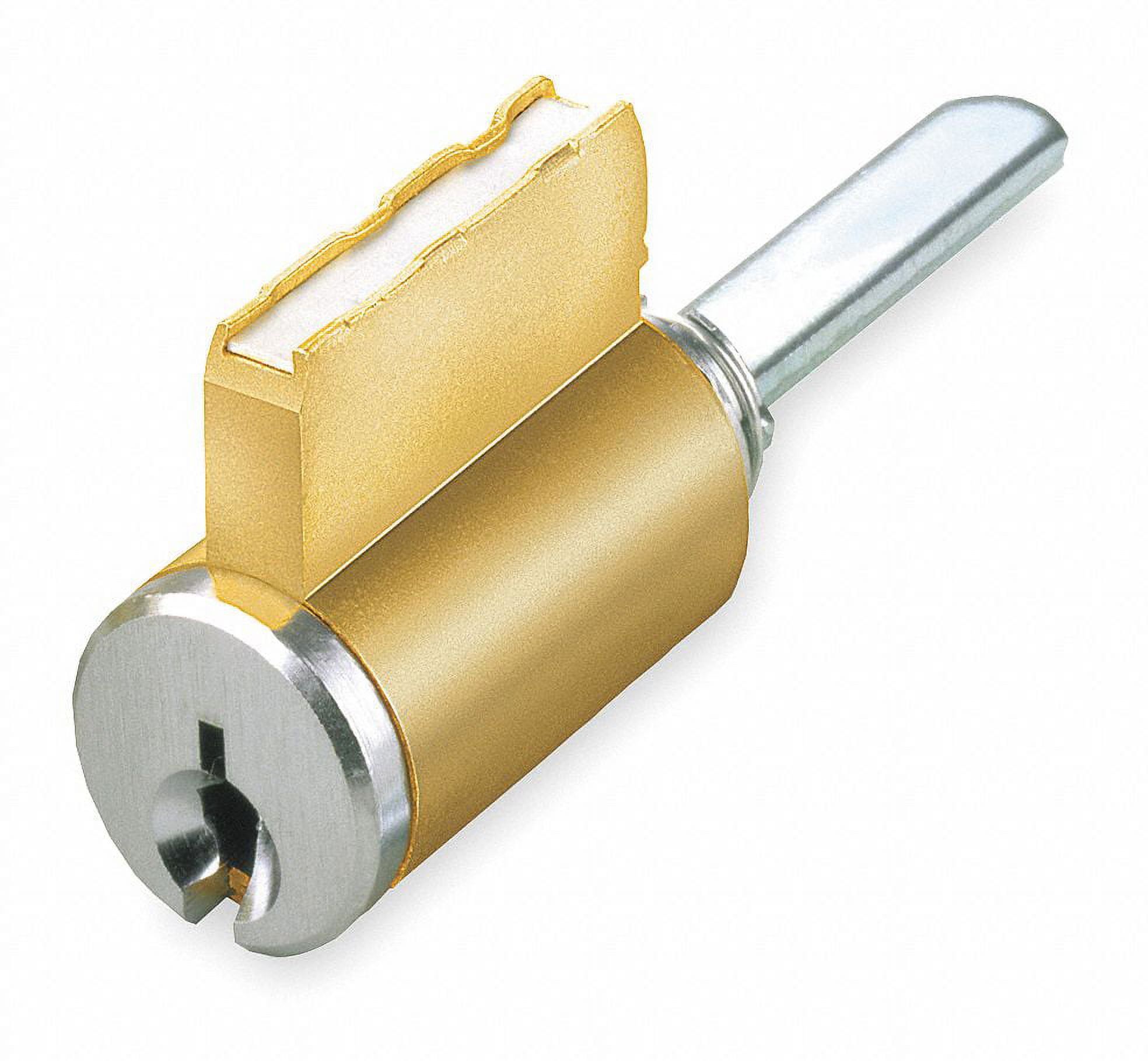 Commercial Satin Chrome Brass Keyed Lockset Cylinder