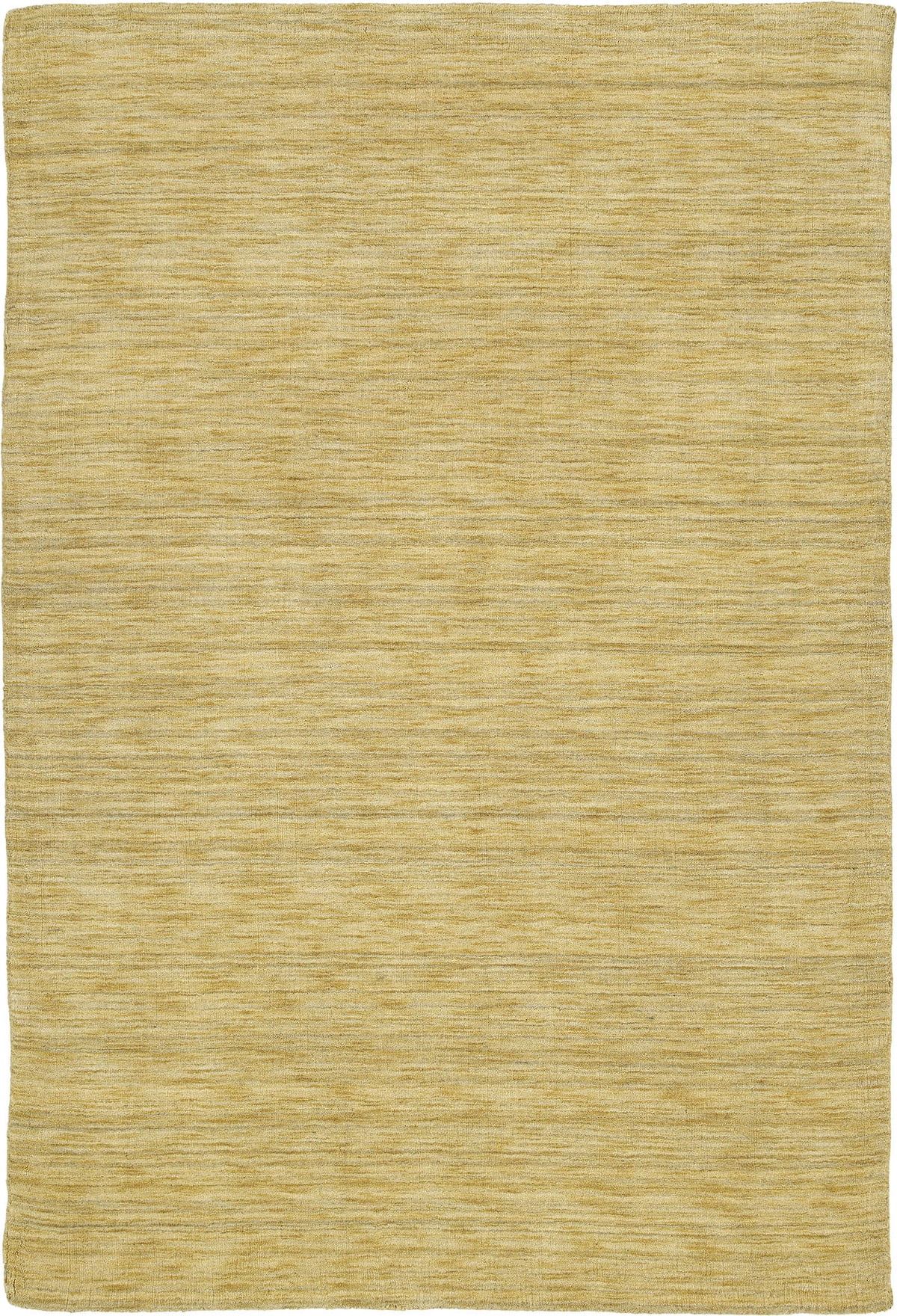 Butterscotch Hand-Tufted Wool Rectangular Accent Rug 3' x 5'