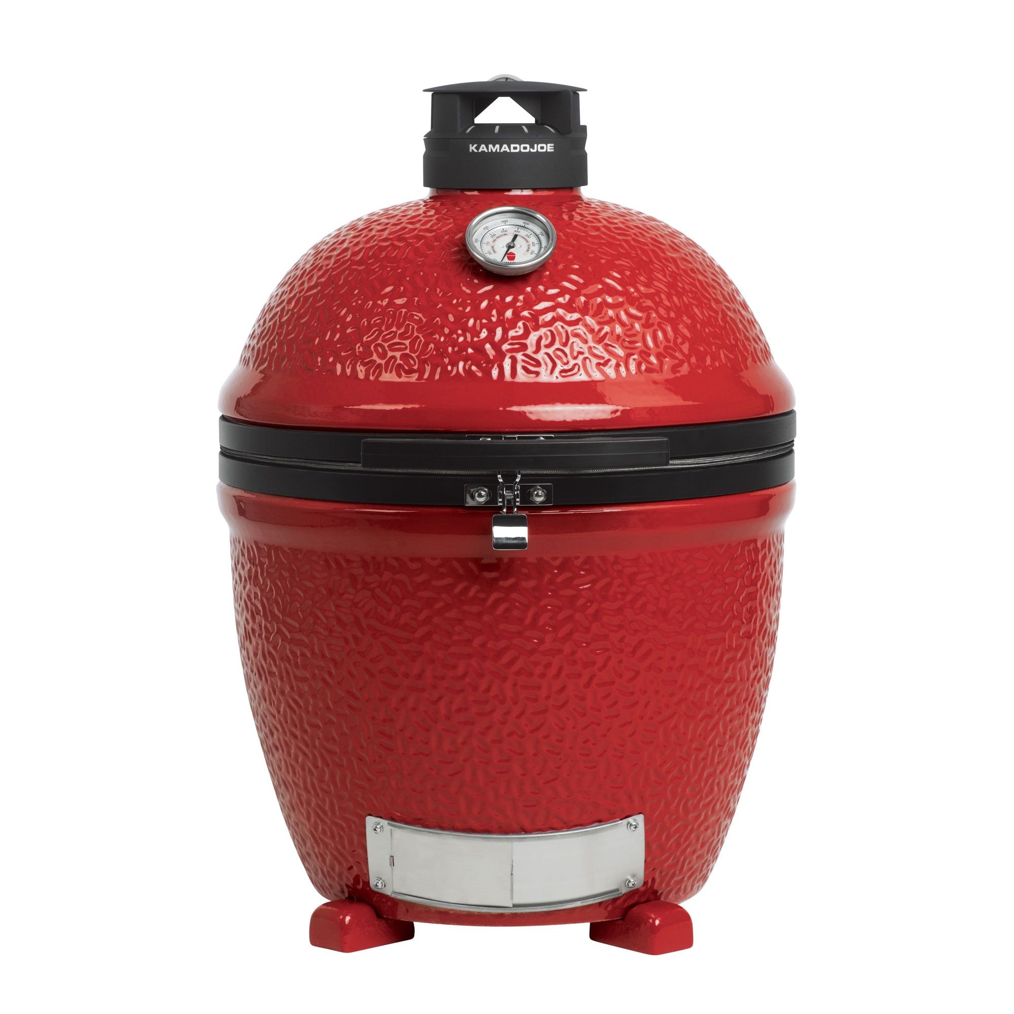 Kamado Joe Classic II 18 Inch Red Ceramic Charcoal Grill with Smoker