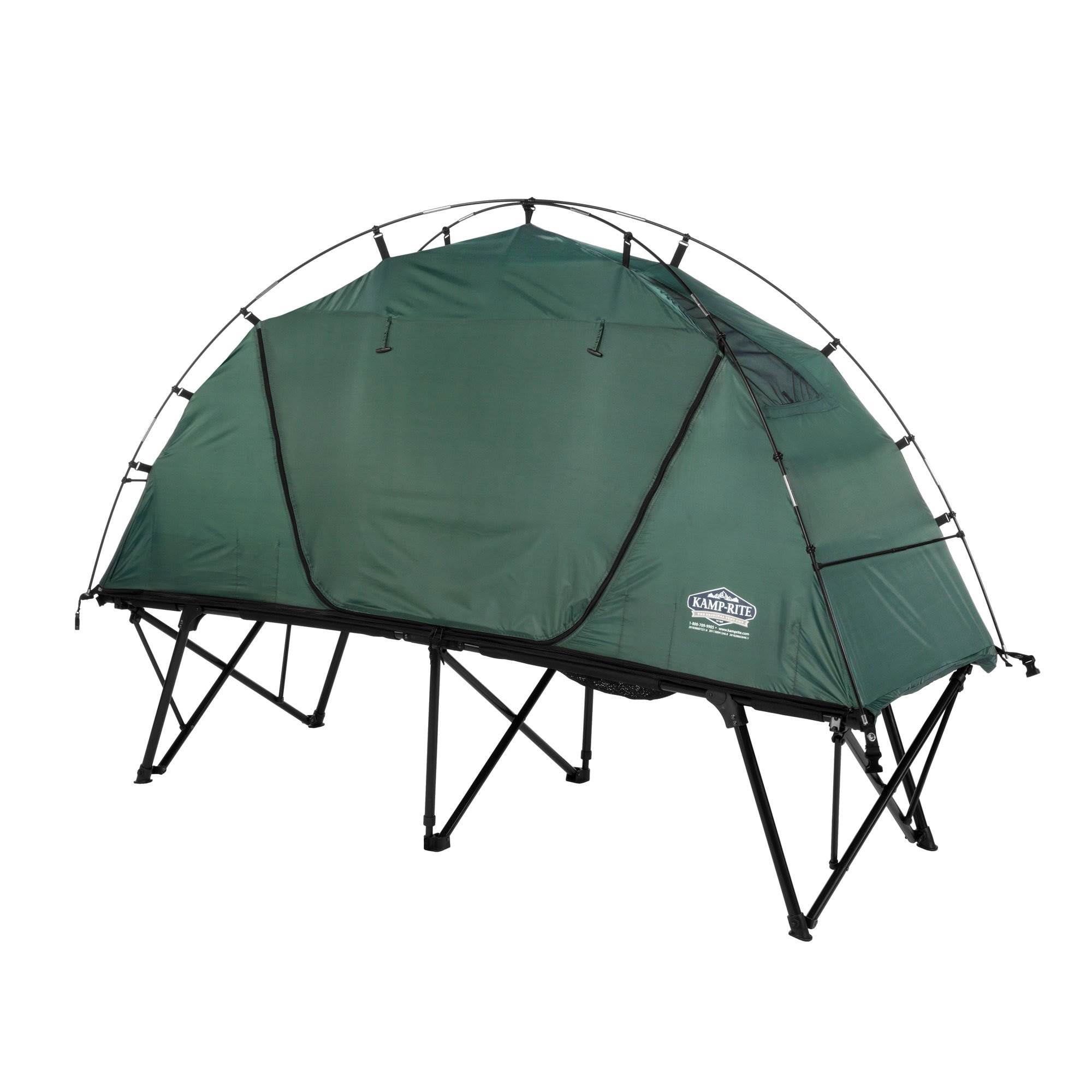 Kamp-Rite Green Extra Large Collapsible Tent Cot with Carry Bag