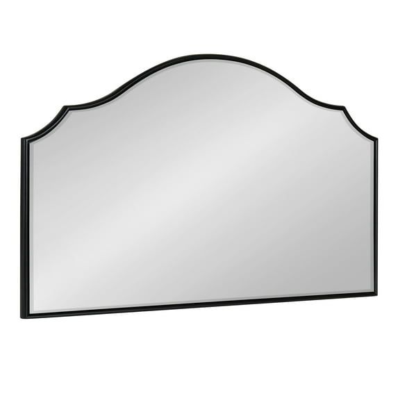 Leanna Black Wood Frame Full Length Rectangular Mirror