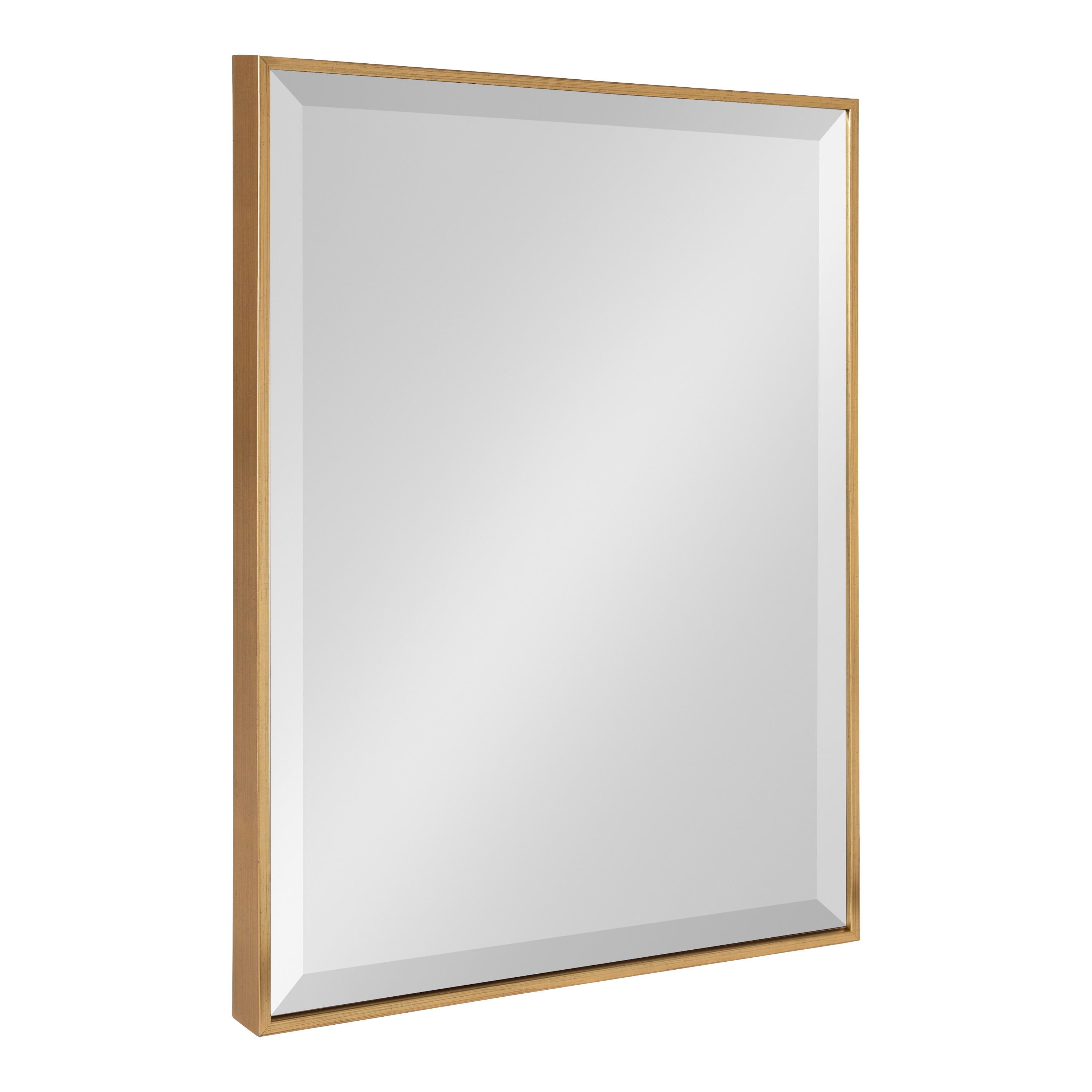 Elegant Gold Full-Length 30" Dresser Mirror with Slim Frame