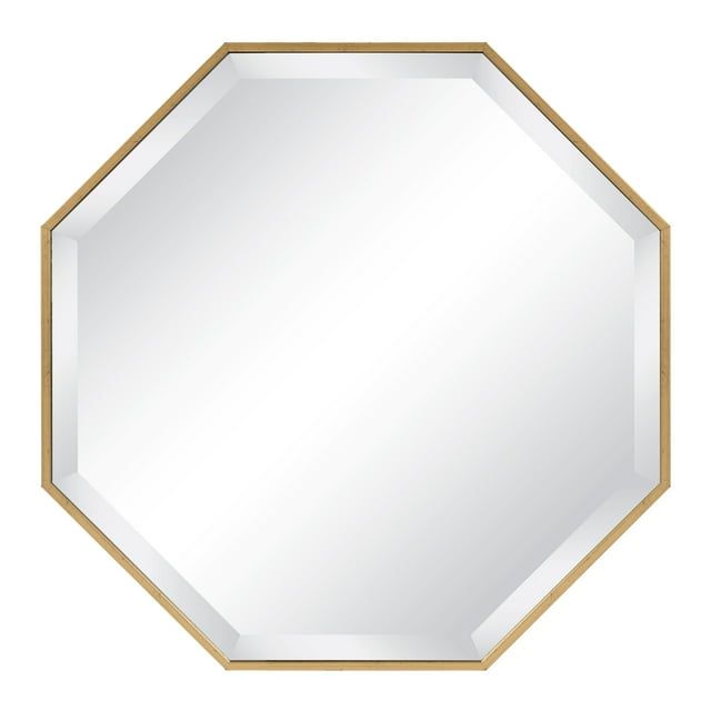 Gold Octagon Framed Full Length Vanity Mirror