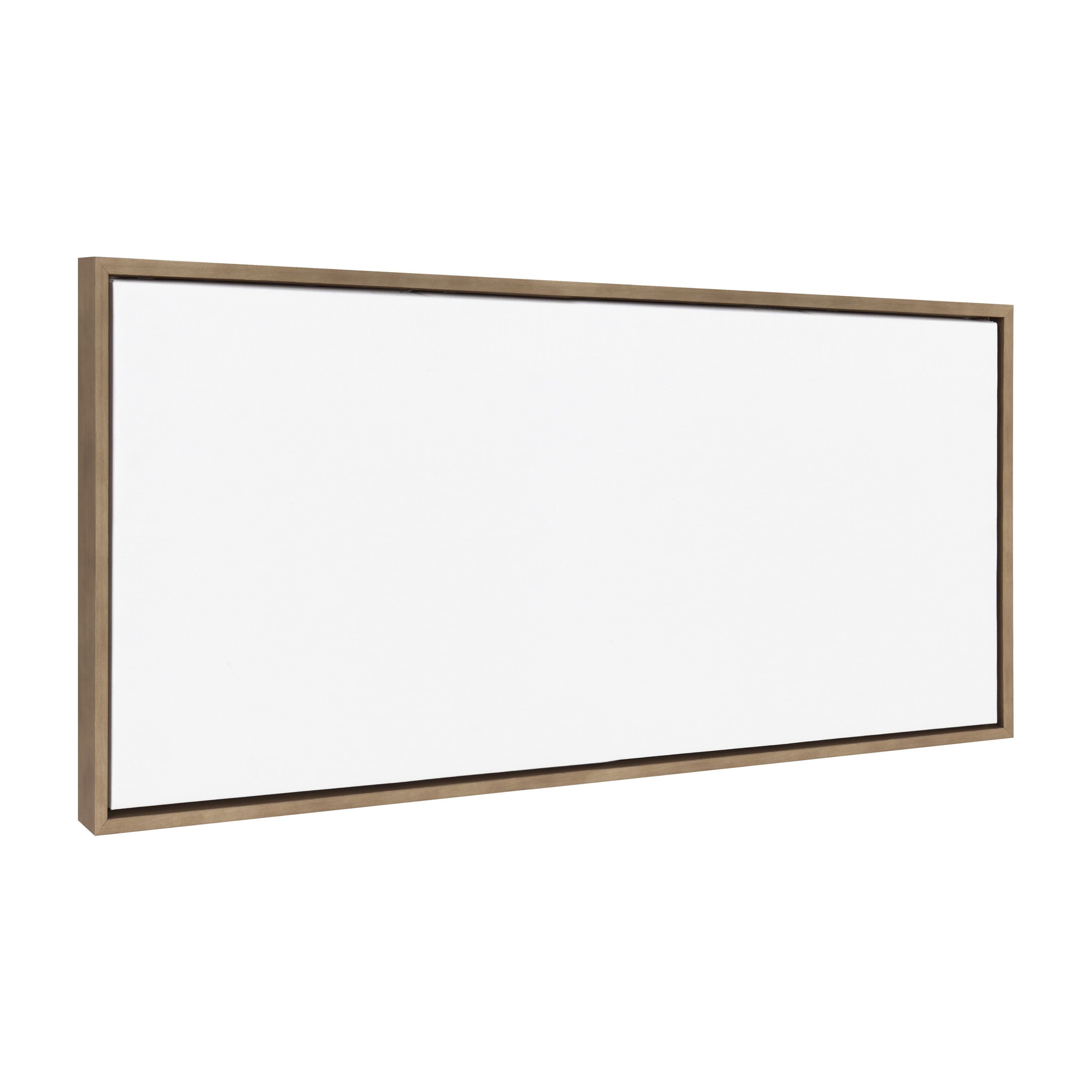 Gold Framed 18x40 Blank Canvas Wall Art