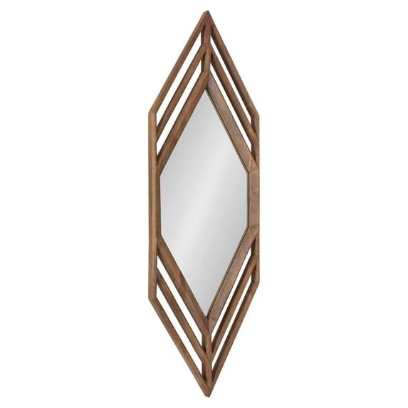 Vayga 42" x 14" Natural Mango Wood Full Length Mirror