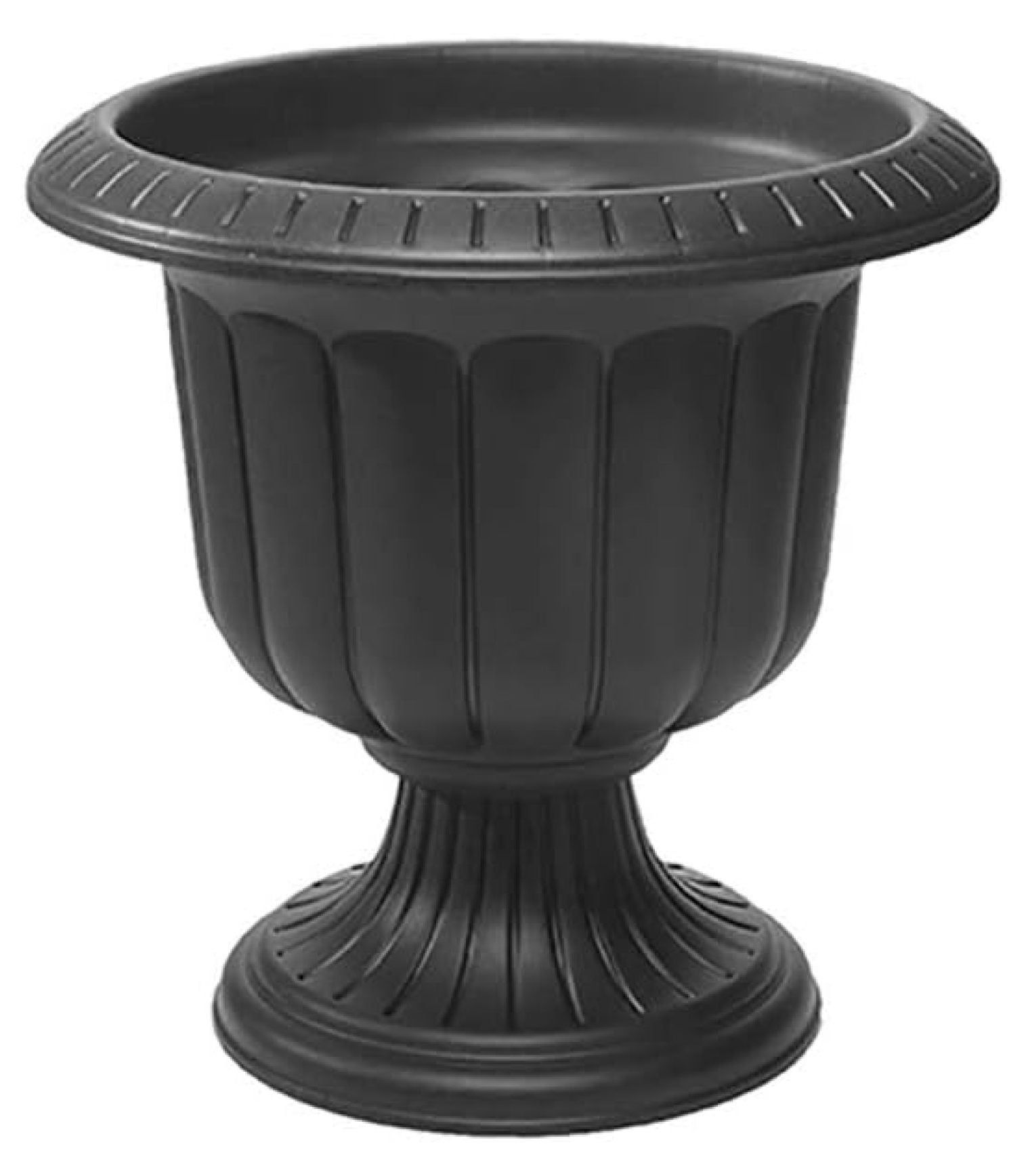 Black 14-Inch Classic Grecian Urn Planter