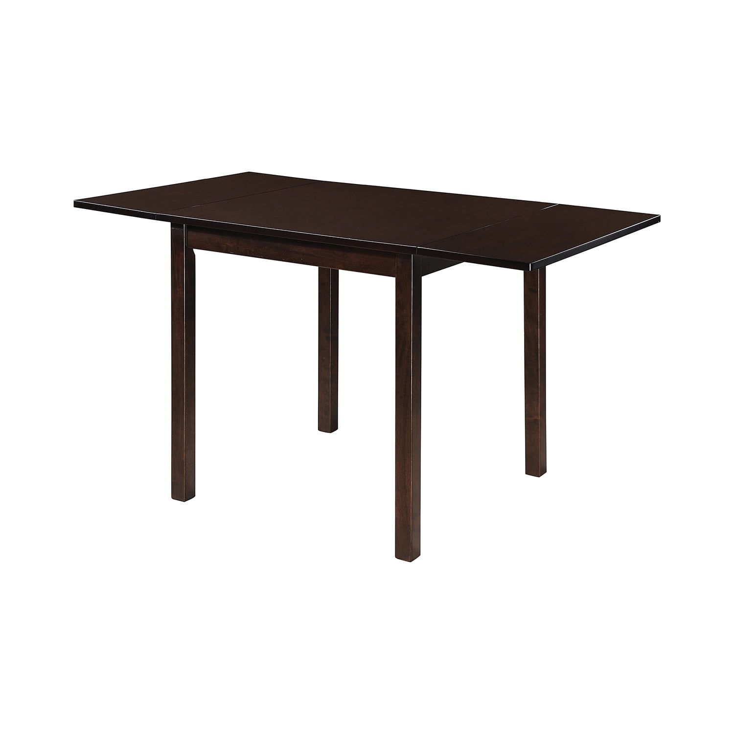 Cappuccino Rectangular Extendable Wood Dining Table