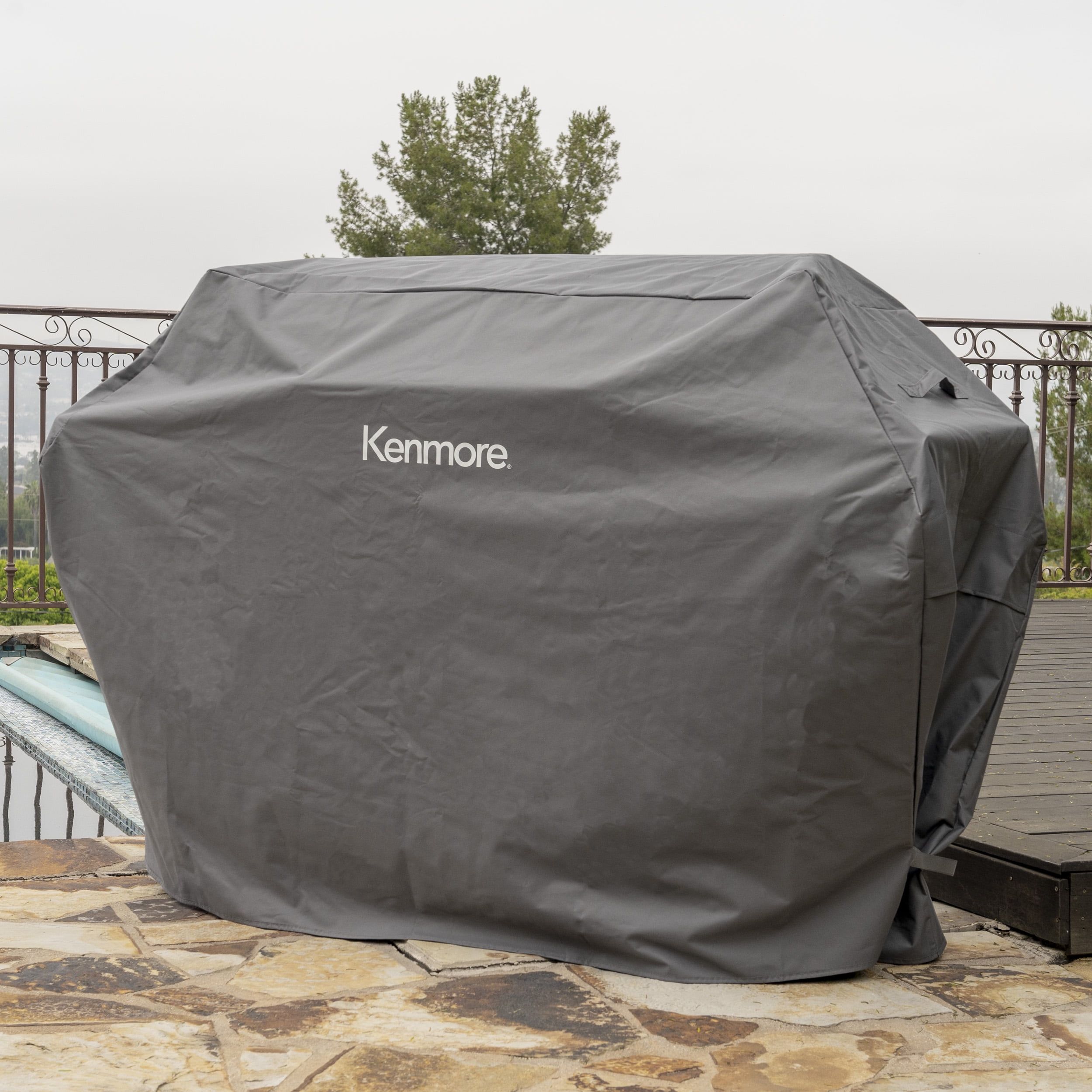 Kenmore Gray 66-Inch Weatherproof Gas Grill Cover