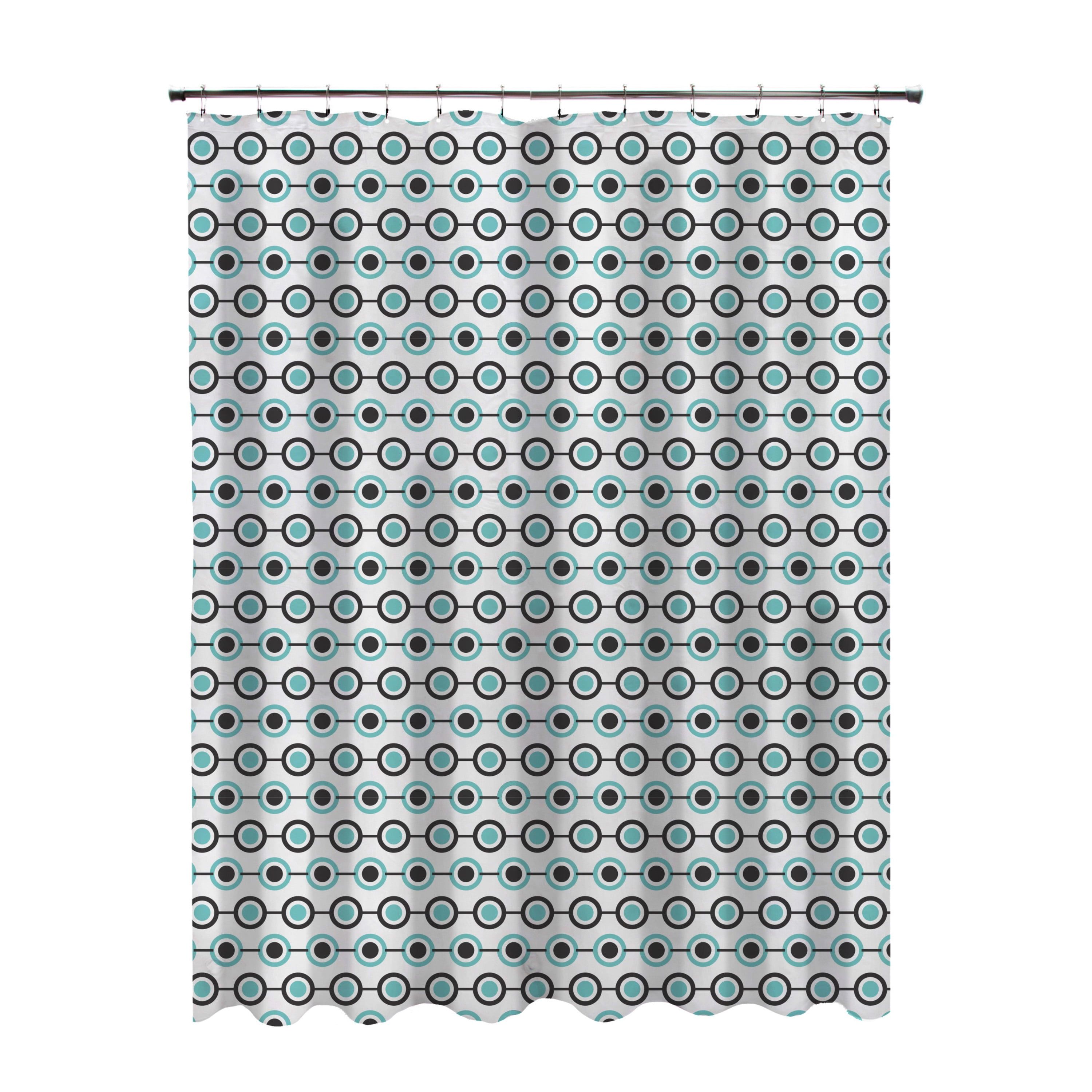 Medium Weight Decorative PEVA Shower Curtain Liner with Dots