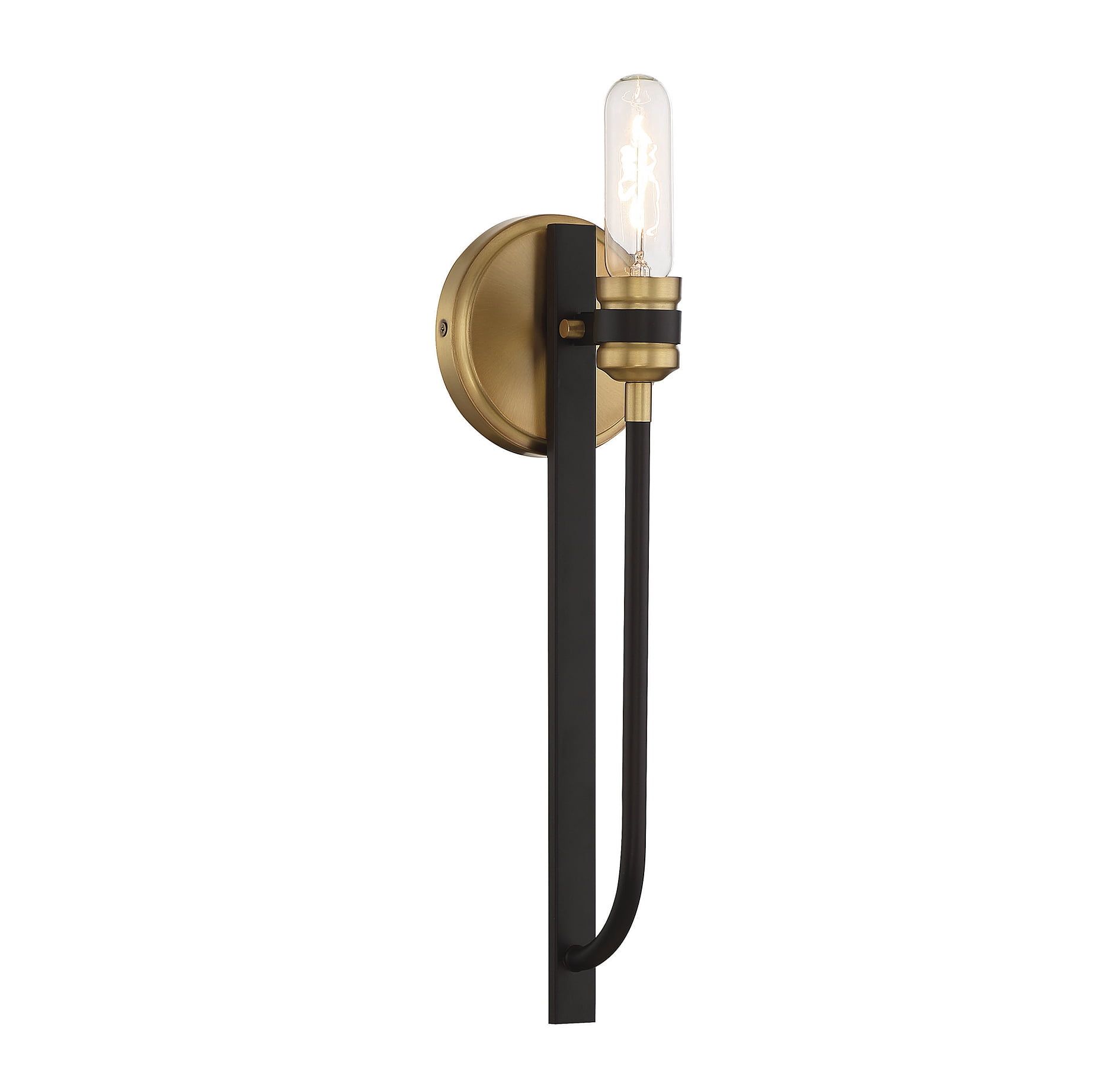 Kenyon Modern Bronze & Brass 16.5" Wall Sconce