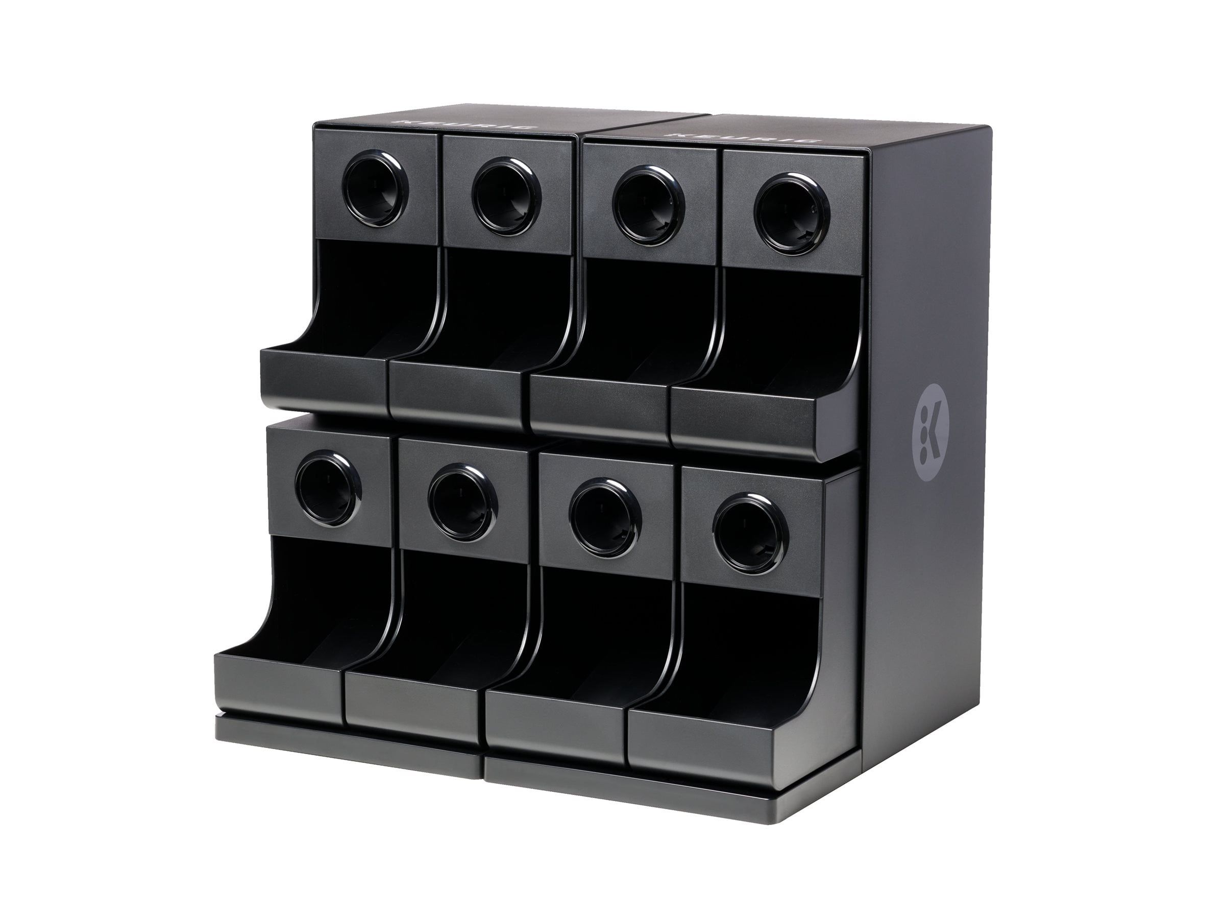 Black Modular Coffee Pod Organizer for Keurig Machines