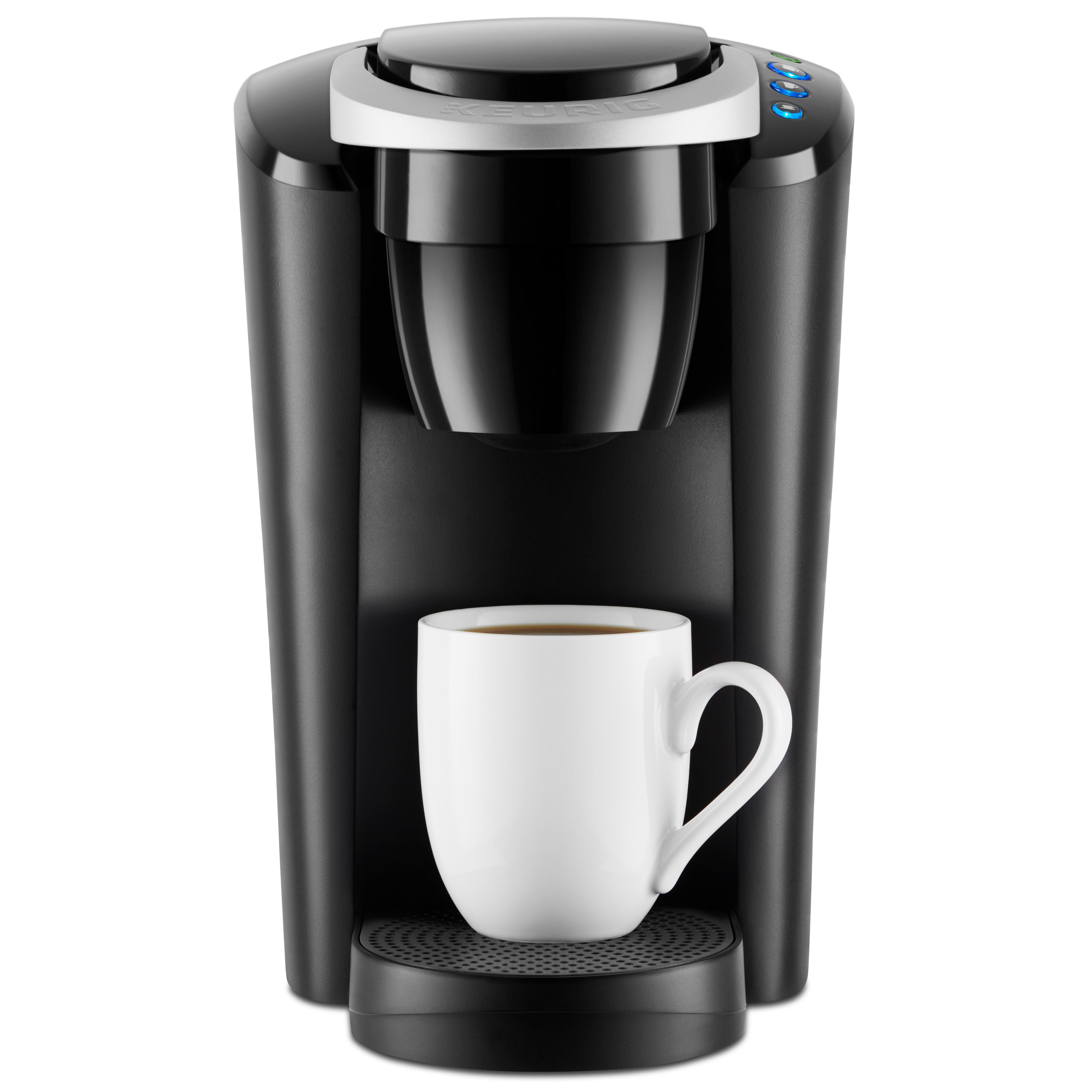 Compact Black Single-Serve Drip Coffee Maker with Auto Shutoff