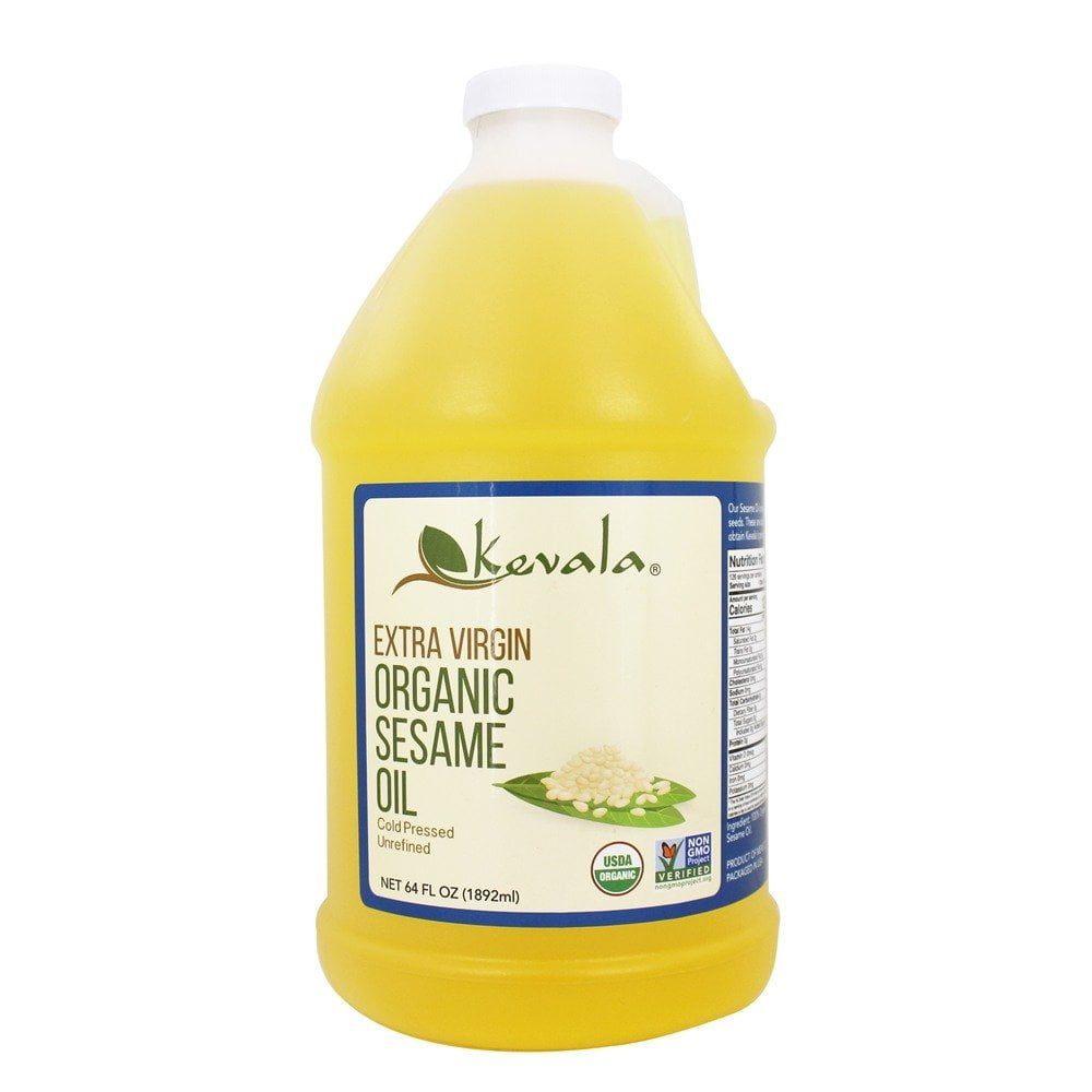 Kevala Organic Extra Virgin Cold Pressed Sesame Oil 64 fl. oz.