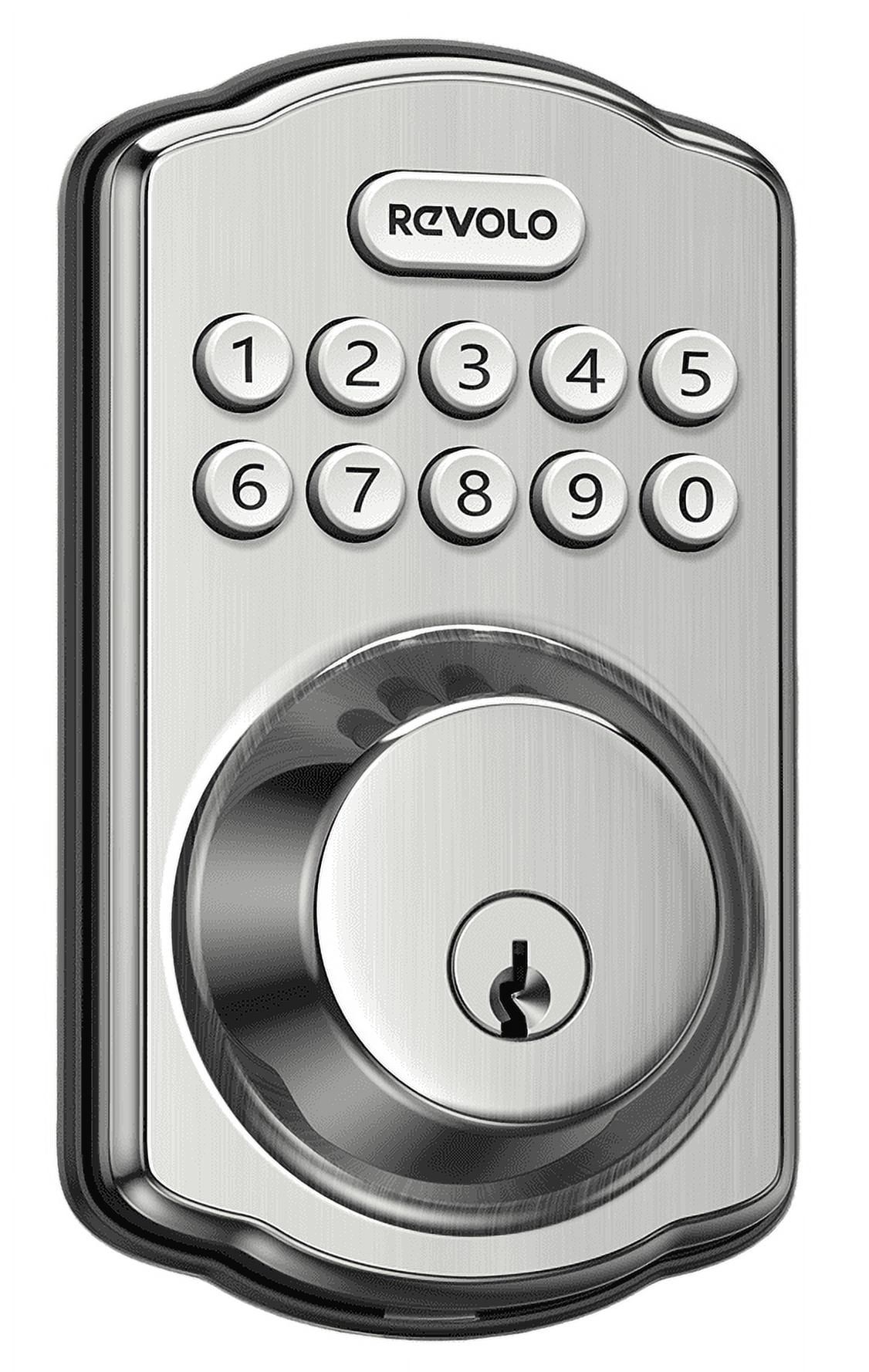 Satin Nickel Electronic Keypad Deadbolt Door Lock