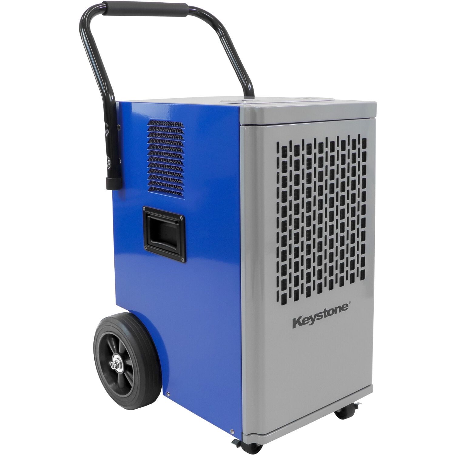 Keystone 110-Pint Blue and Gray Portable Commercial Dehumidifier