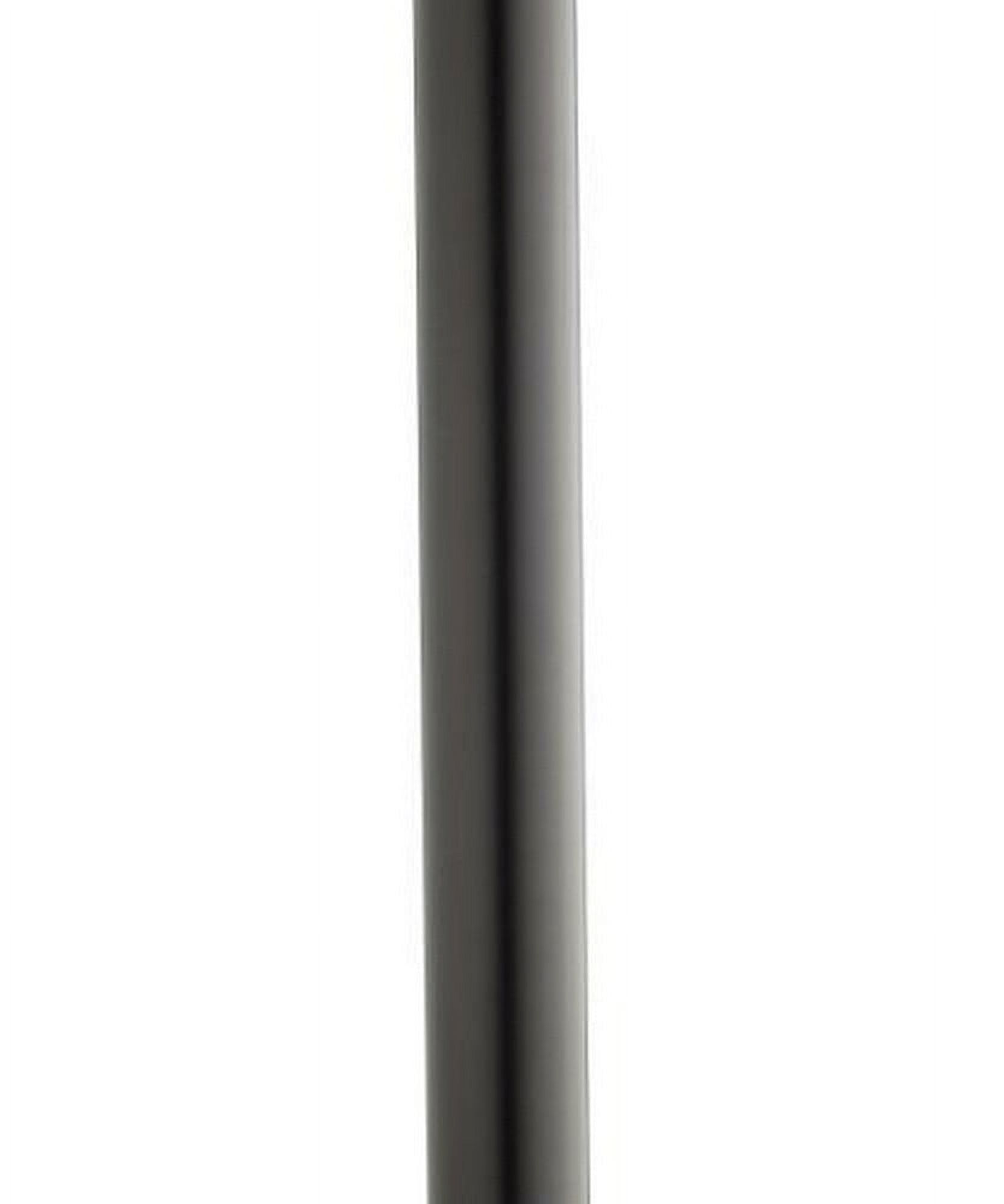 144in Black Aluminum Outdoor Post Light