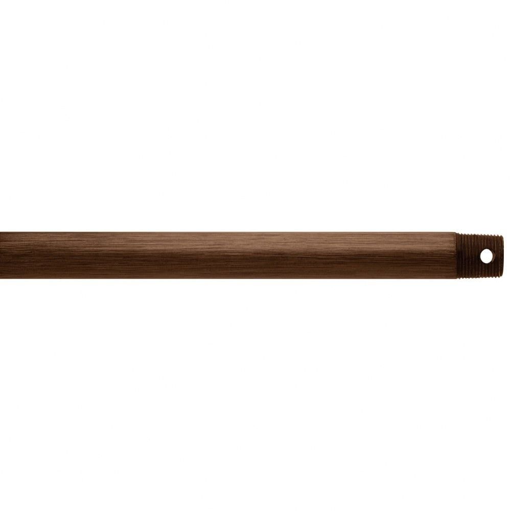 72" Walnut Steel Ceiling Fan Downrod