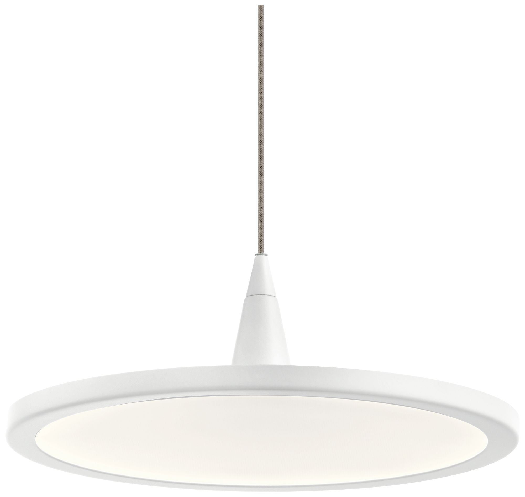 Jeno 9" White LED Mini Pendant Light