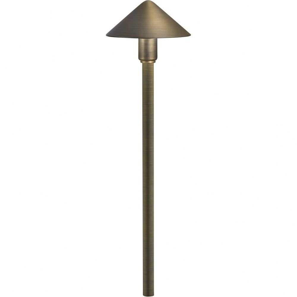 Centennial Brass 18.5" LED Path Light with Aluminum Shade