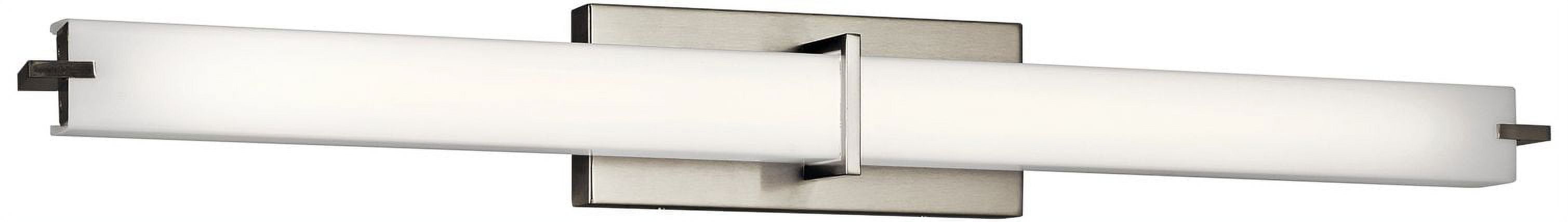 Brushed Nickel 37.5" Dimmable LED Wall Light