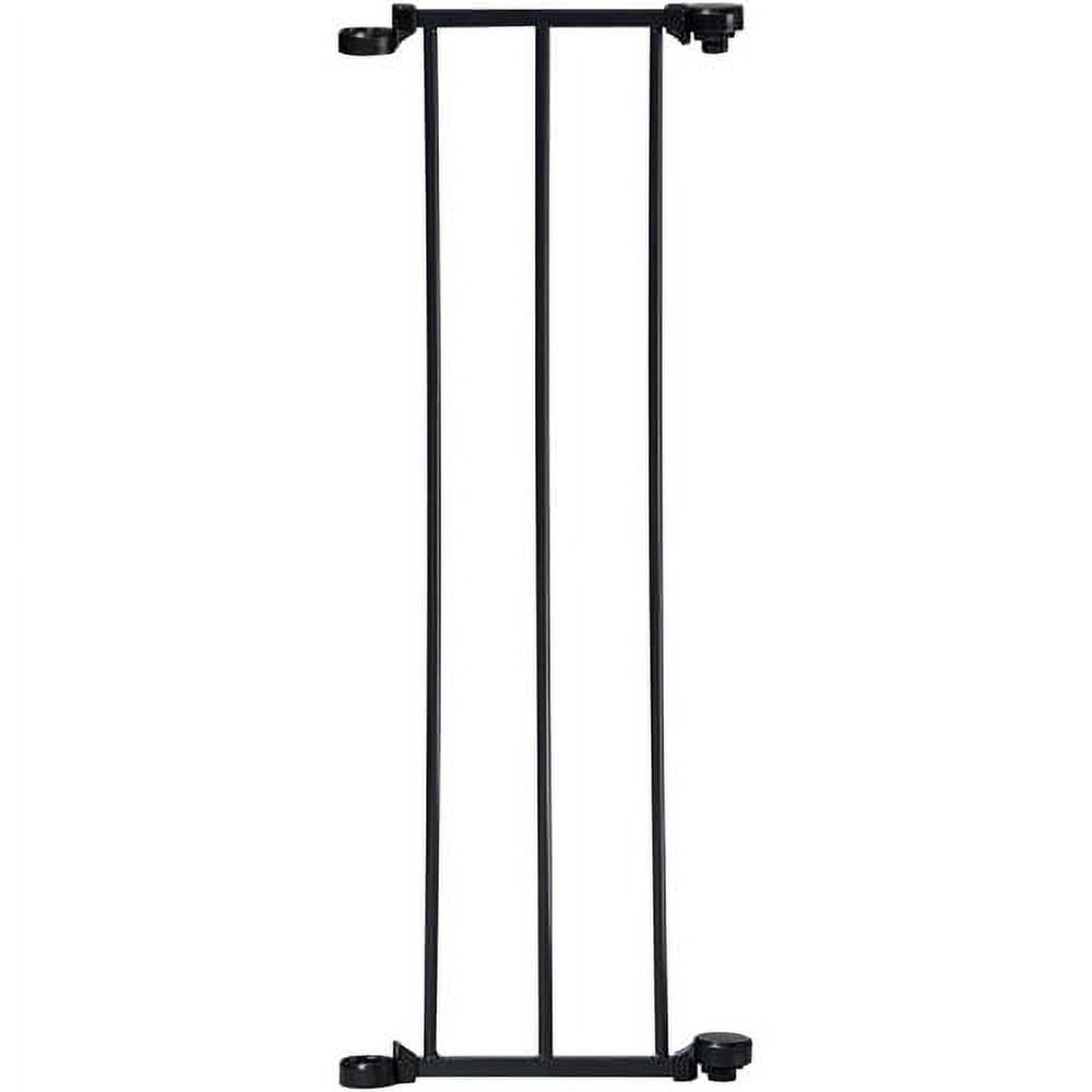 9" Black Steel Child Safety Gate Extension