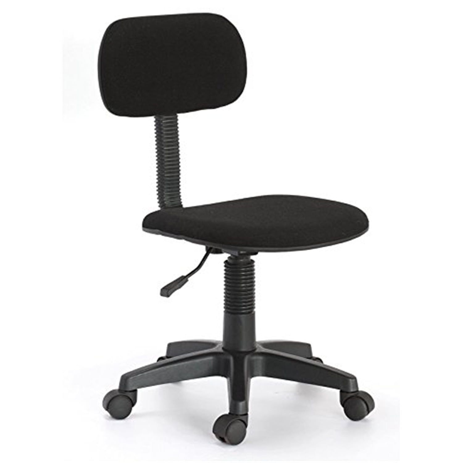 ErgoFlex Black Fabric and Metal Adjustable Swivel Task Chair