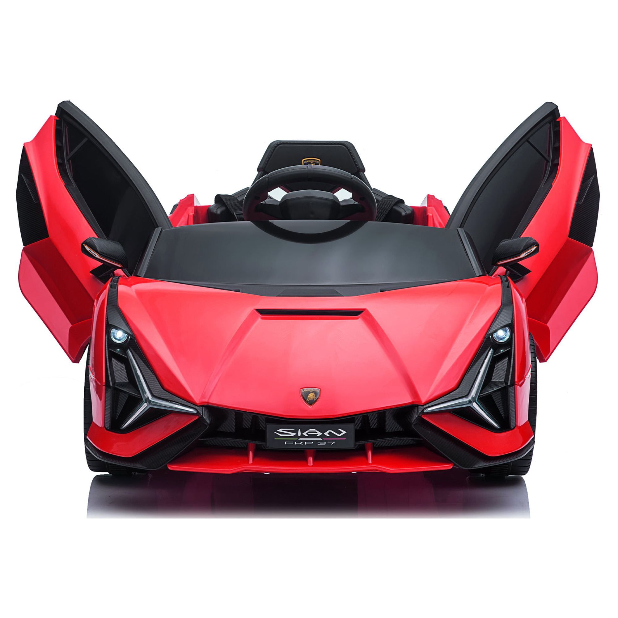 Red 12V Lamborghini Sian Kids Electric Ride-On Car