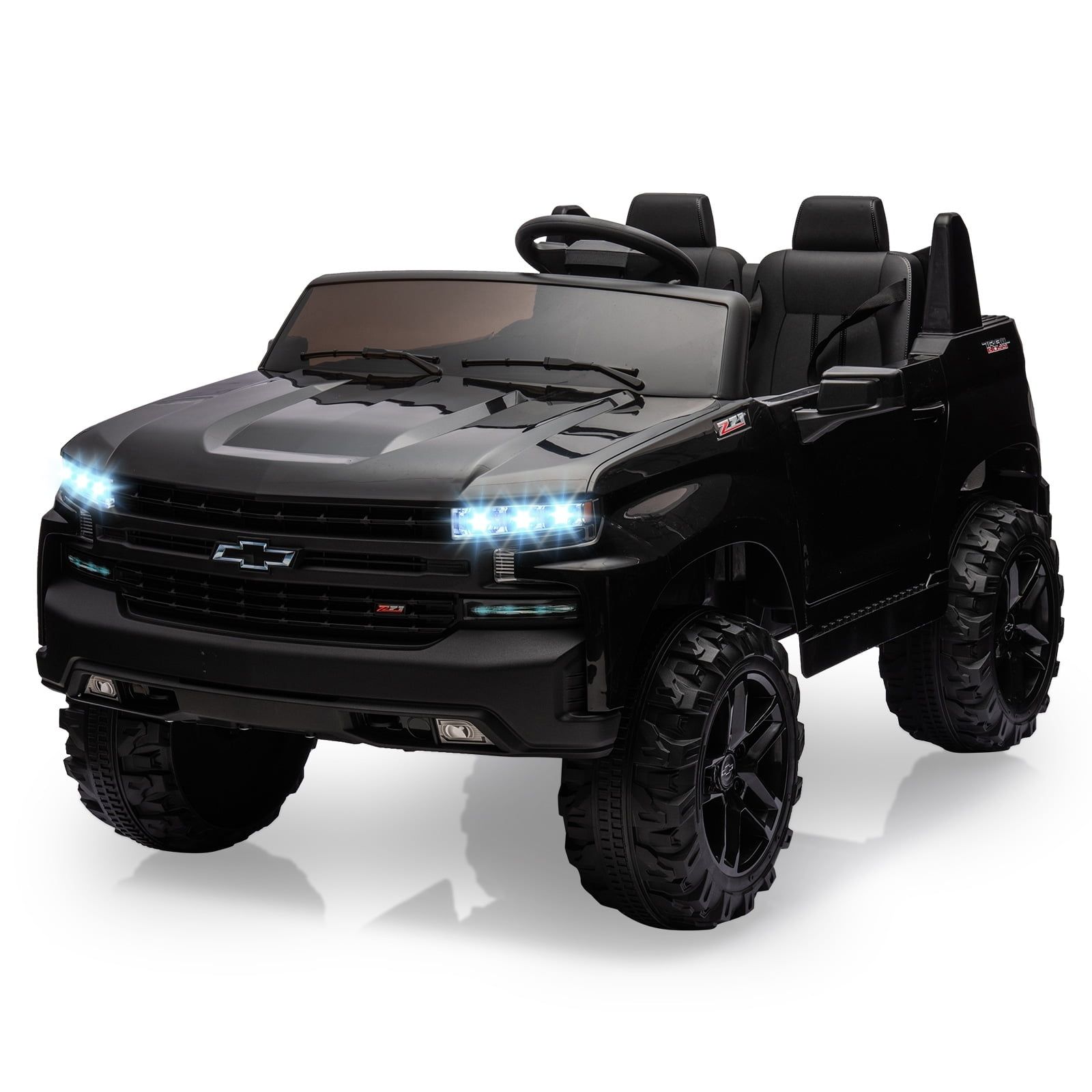 Black 24V Kids Electric Ride-On SUV with Remote Control