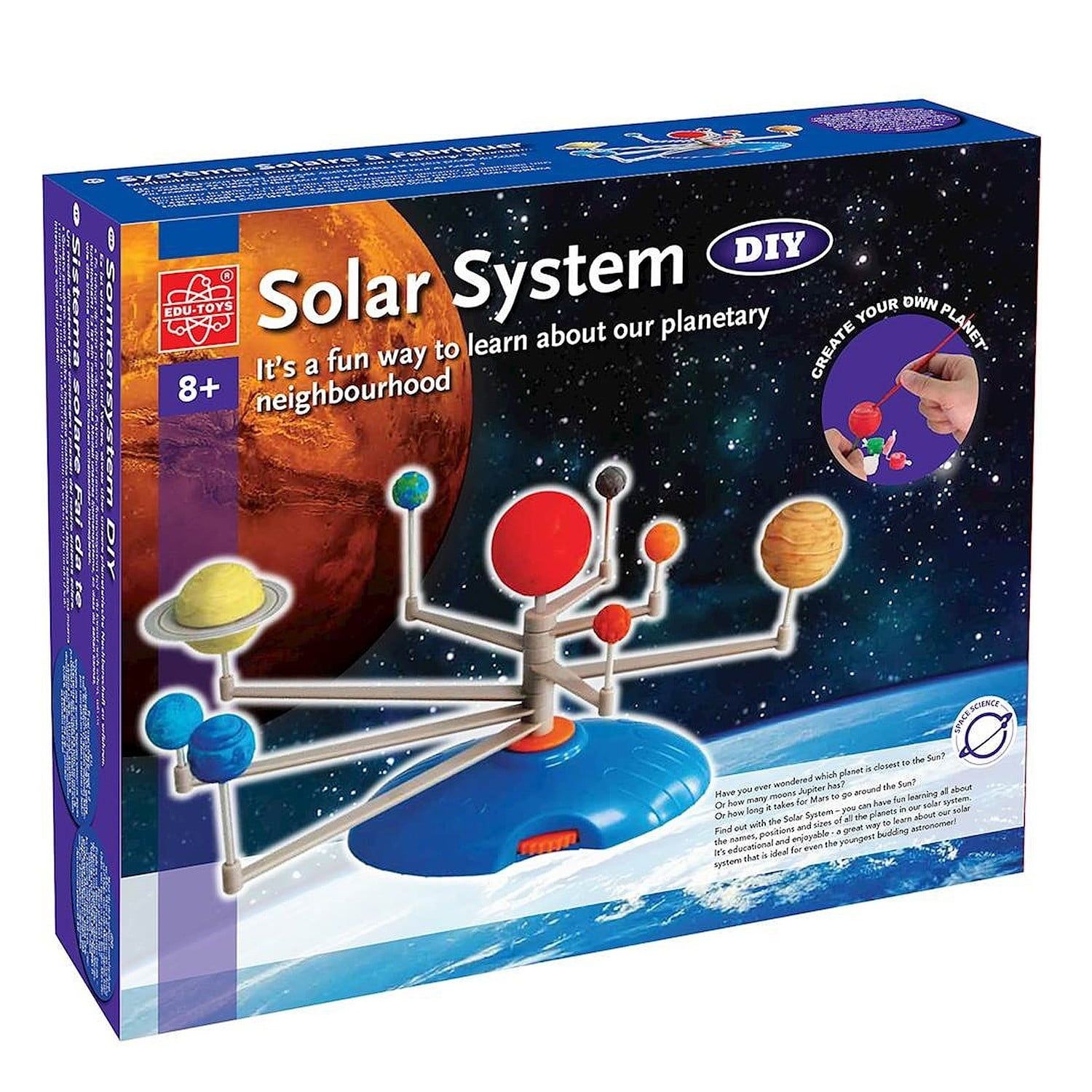 Kids DIY Solar System Model with Paint Kit