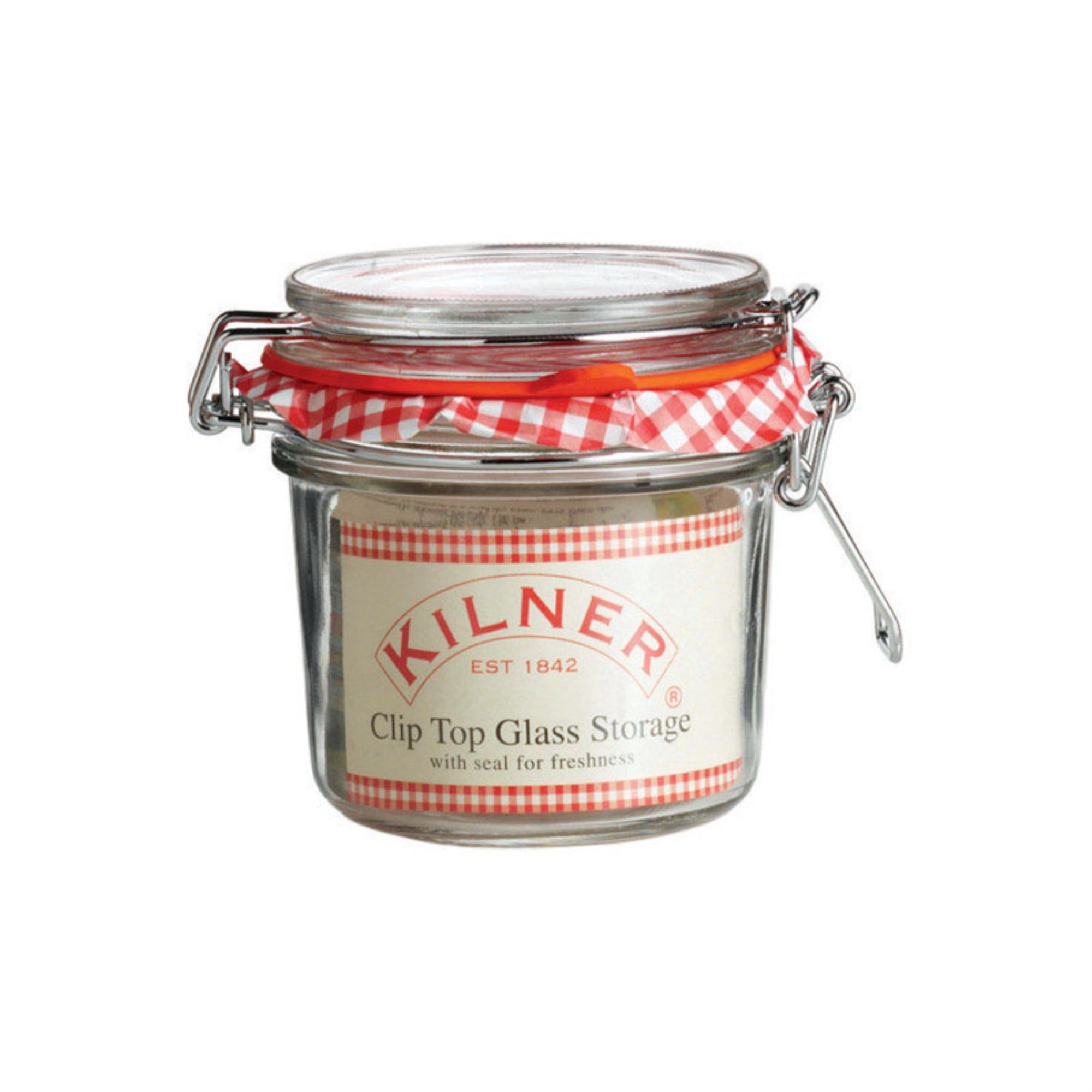 Kilner 12 oz Clear Glass Clip Top Canning Jar