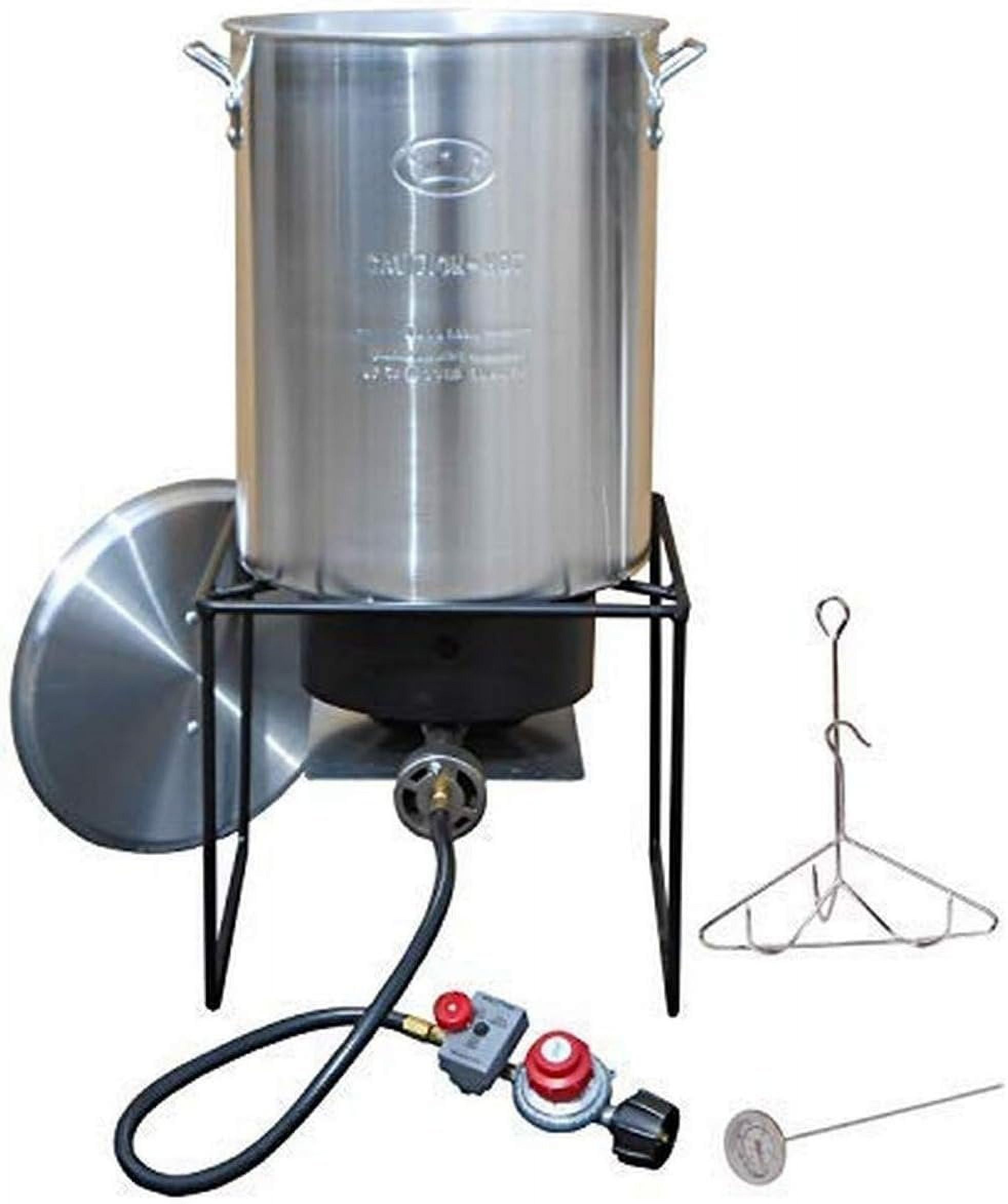 King Kooker 29-Qt Stainless Steel Propane Turkey Fryer Kit